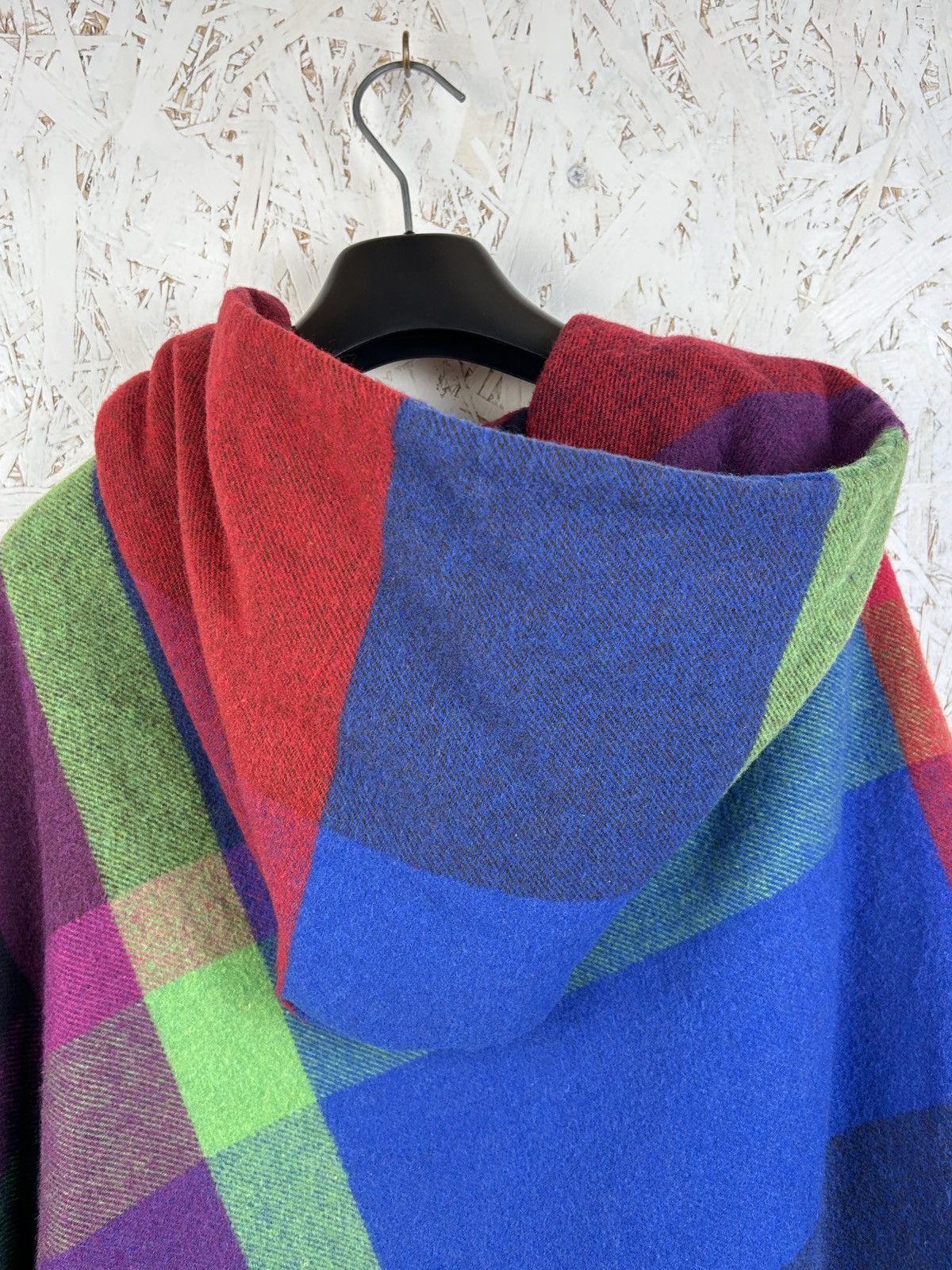 Vivienne Westwood Vivienne Westwood Multicolor Wool Poncho Hooded Cape Size M / US 6-8 / IT 42-44 - 6 Thumbnail