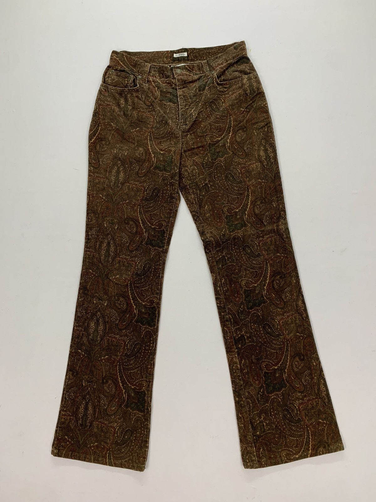 If Six Was Nine × Jones New York × Le Grande Bleu (L.G.B.) Flare carduroy pants jones new york sport Size 32" / US 10 / IT 46 - 2 Thumbnail