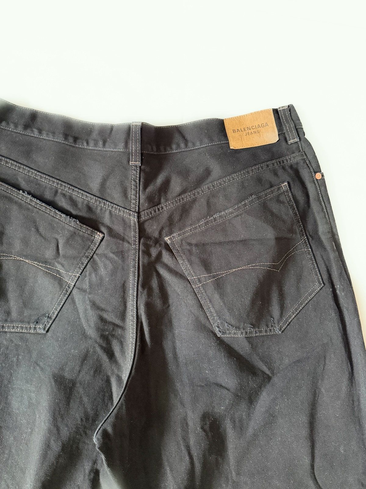 Balenciaga Large Baggy Black Jeans Demna 2022 Size US 36 / EU 52 - 6 Thumbnail