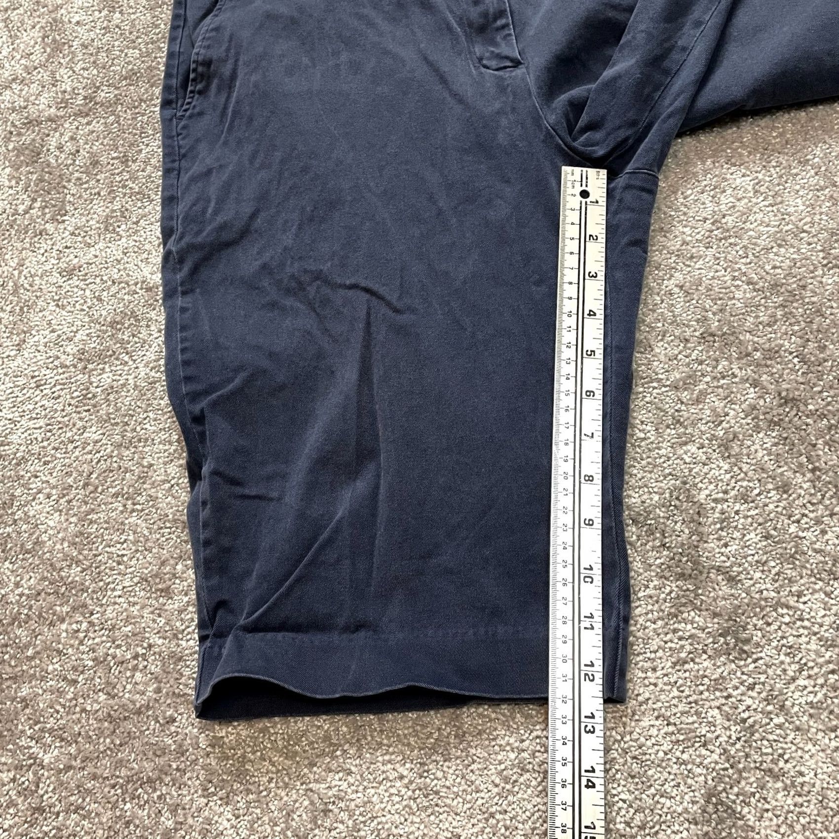 Vintage Duck Head Chino Shorts Womens 16 Navy Blue Cotton Solid Casual Pockets 12" Combo Size 25" / US 0 / IT 36 - 3 Thumbnail