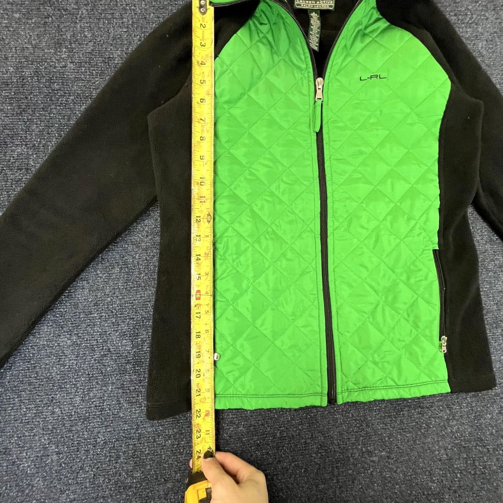 Ralph Lauren Lauren Ralph Lauren Jacket Womens Small Quilted Fleece Full Zip Activewear Size S / US 4 / IT 40 - 4 Thumbnail