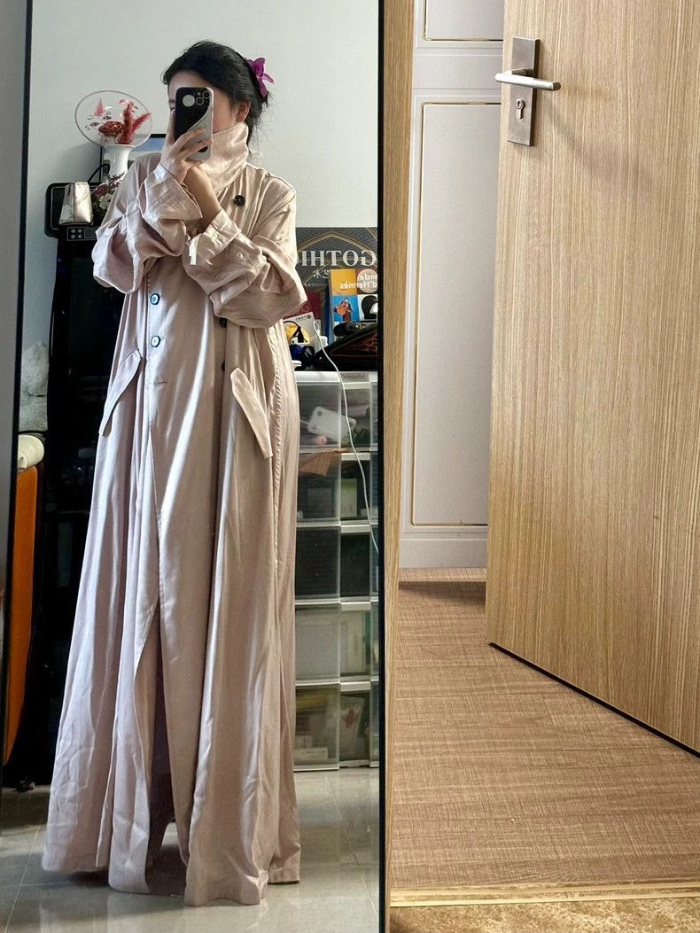 Ann Demeulemeester Ann Demeulemeester silk coat Size US M / EU 48-50 / 2 - 1 Thumbnail