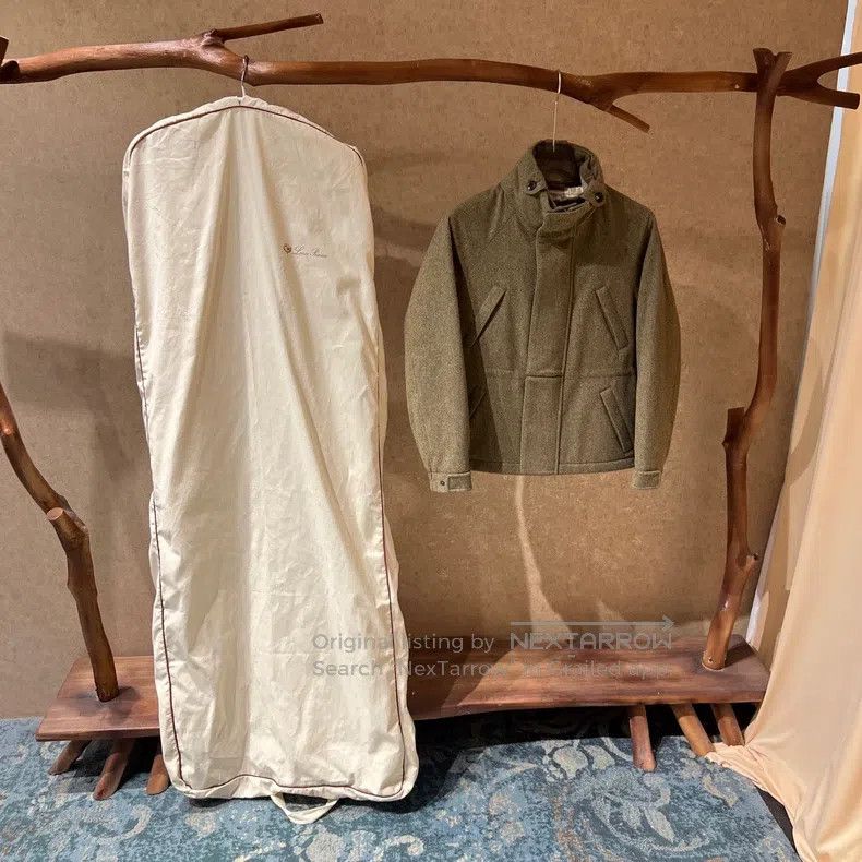 Loro Piana Loro Piana Icer Camel Cashmere Stand Collar Cotton Coat Size XXS / US 00 / IT 34 - 1 Thumbnail