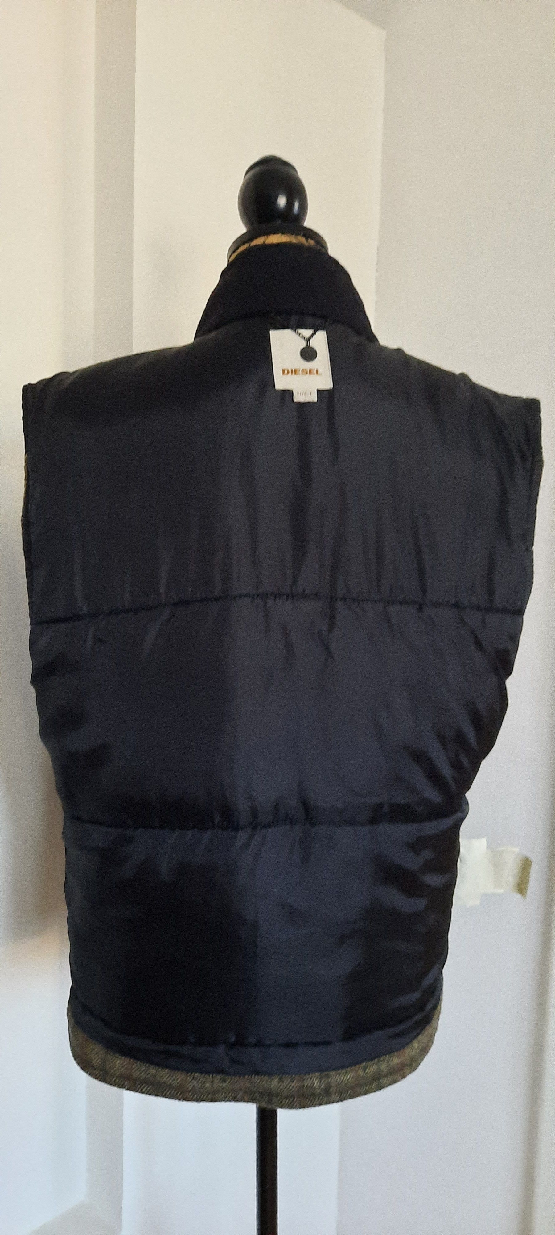 Diesel DIESEL Vest Jacket Sleeveless Padded L Size US L / EU 52-54 / 3 - 8 Thumbnail