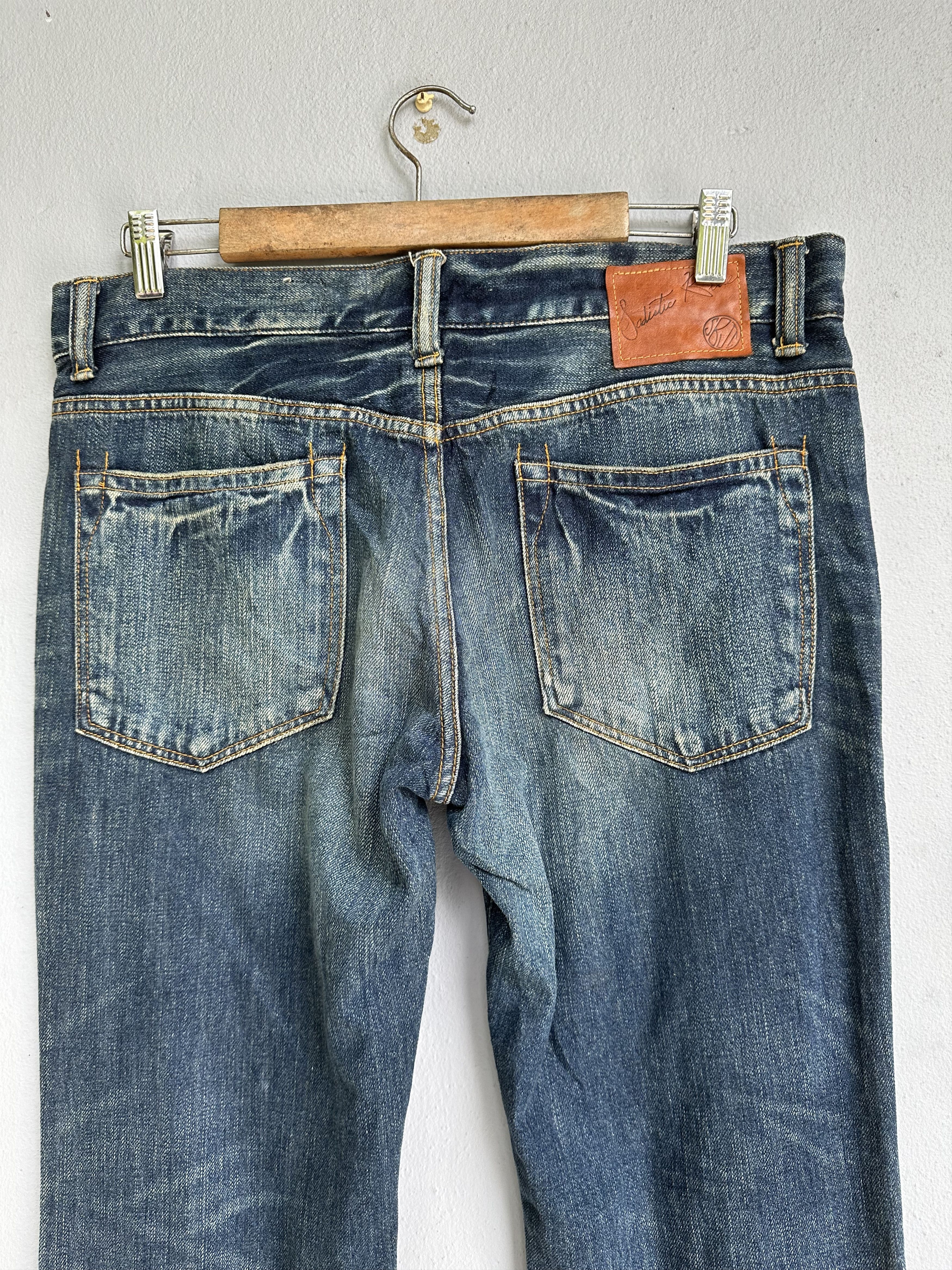 Japanese Brand Japanese Brand Sadistic Blue SBJC Distressed Denim Jeans Size US 35 - 12 Thumbnail