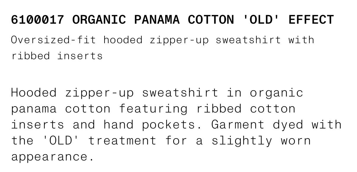Stone Island ORGANIC PANAMA COTTON 'OLD' EFFECT HOODIE SWEATER Size US M / EU 48-50 / 2 - 14 Thumbnail