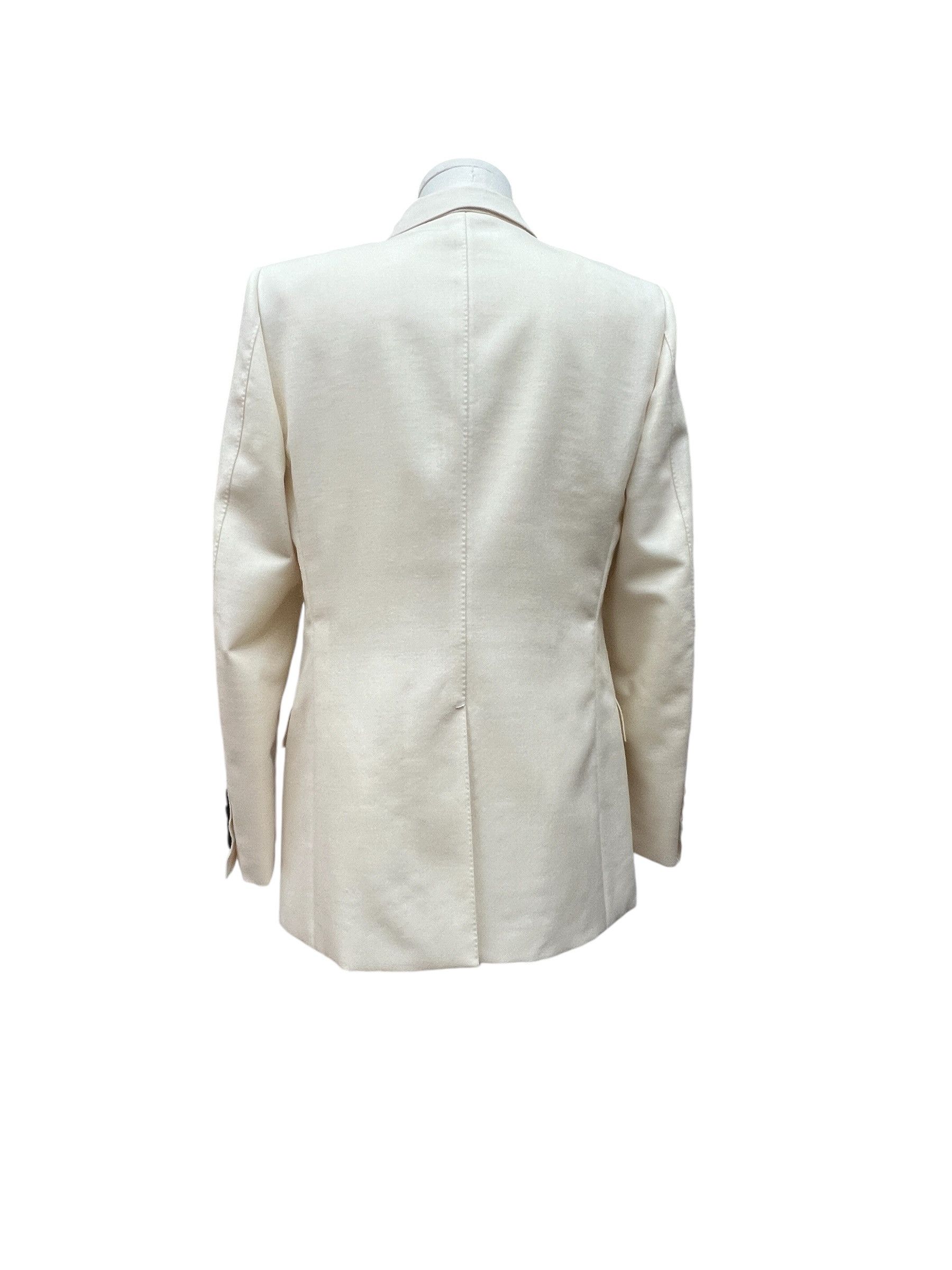 Gucci Gucci Off white Tuxedo jacket Size XL / US 12-14 / IT 48-50 - 3 Thumbnail