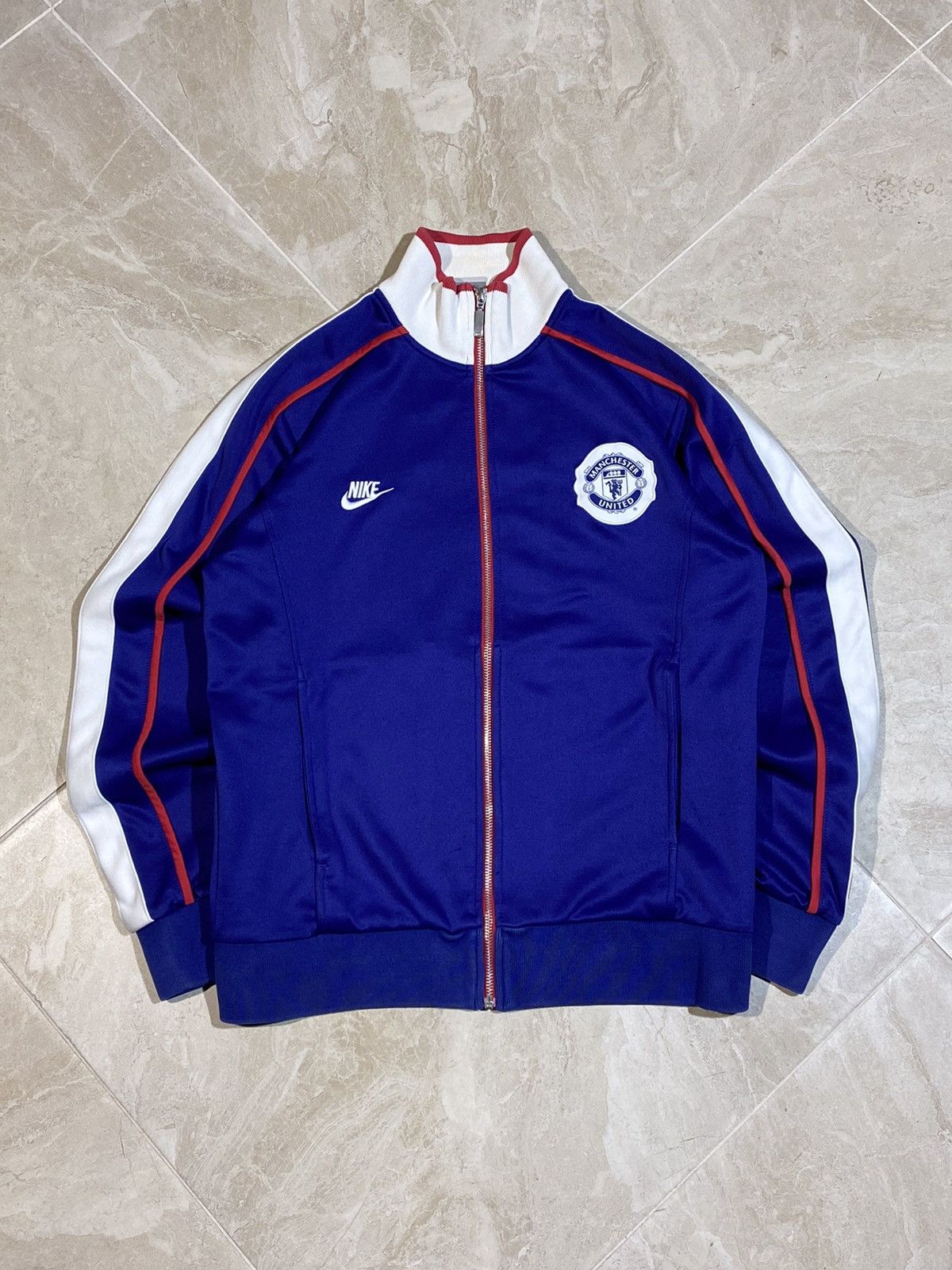 Nike 🔥 Y2K NIKE MANCHESTER UNITED TRACK JACKET RONALDO ERA VIBES Size US M / EU 48-50 / 2 - 1 Thumbnail