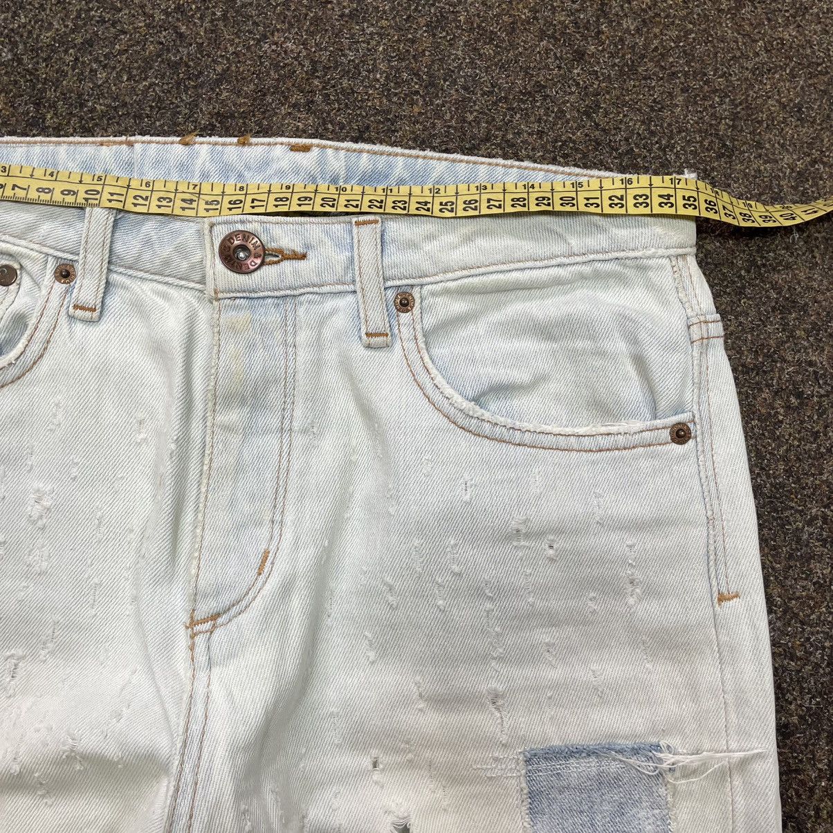 Vintage Vintage Y2K Baggy Distressed Jeans Thrashed Skate Aesthetic Size 34" / US 12 / IT 48 - 7 Thumbnail