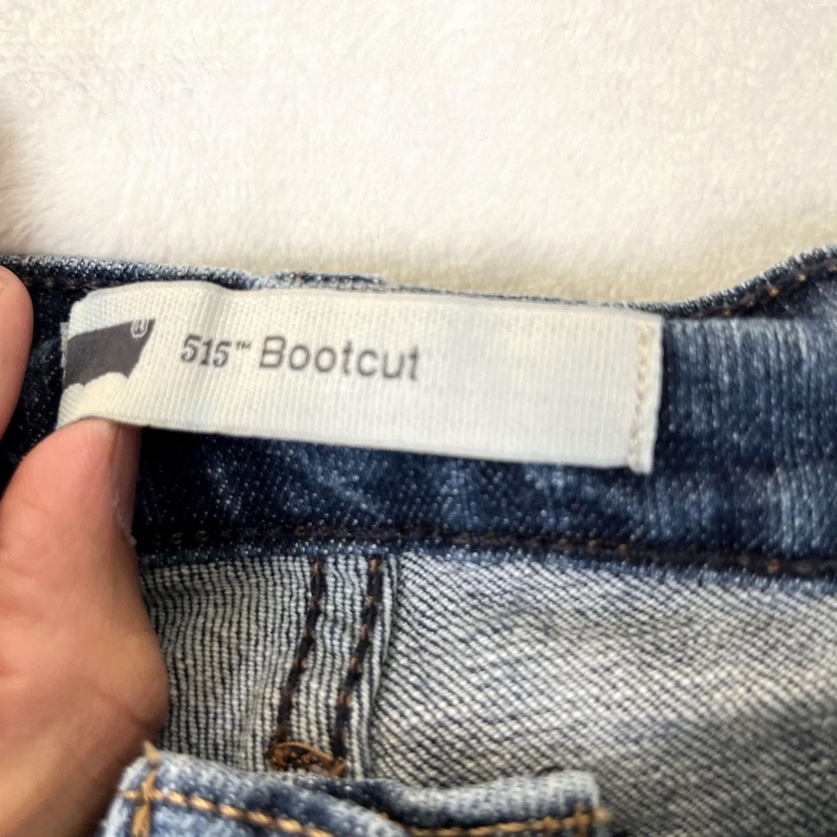 Levi's Levi's Jeans 515 Bootcut Womens 14 W32 L32 Medium Blue Denim Stretch Cotton Blend Spandex Size 36" / US 14 / IT 50 - 5 Thumbnail