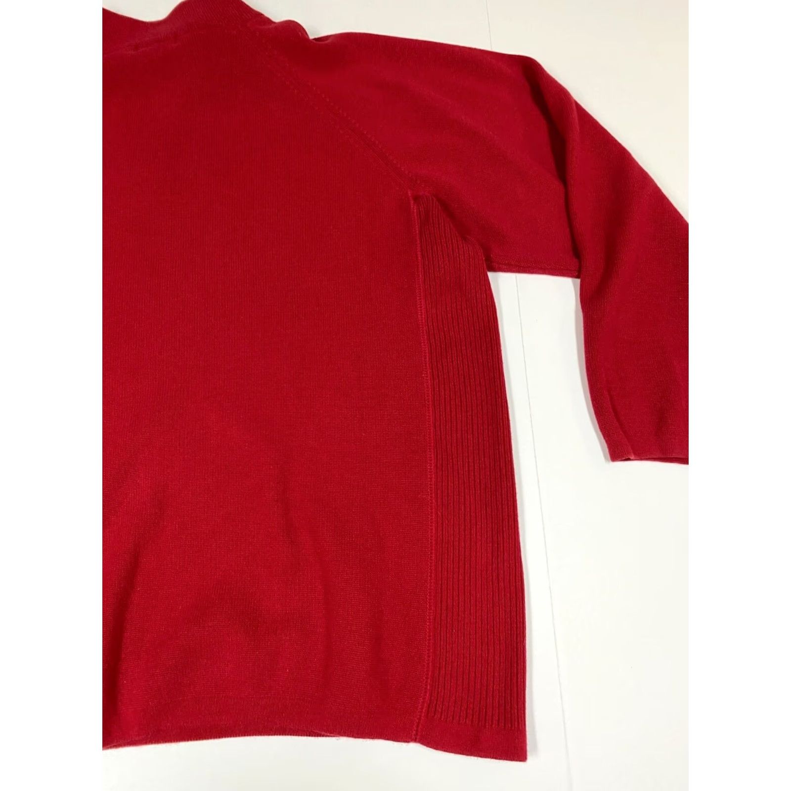Izod IZOD Sweater Pullover 1/4 Zip Red Knit Mock Neck Mens M Regular Logo 90s 2000s Vintage? Size US M / EU 48-50 / 2 - 7 Thumbnail