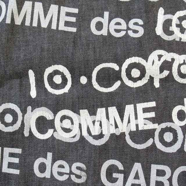 Comme des Garcons Tote Bag denim Painted logo Black Size ONE SIZE - 3 Thumbnail