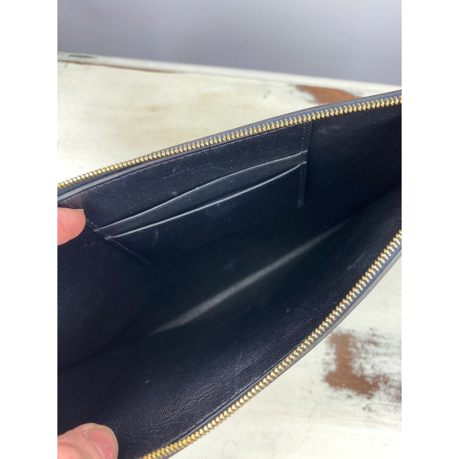 Celine Celine leather Pocket Envelope Clutch Wallet Size ONE SIZE - 4 Thumbnail