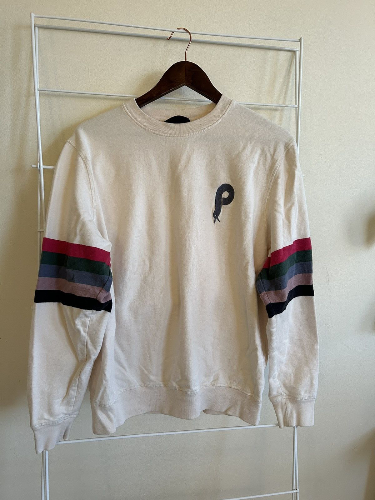 By Parra × Parra Parra crewneck sweat shirt off white fun artistic details Size US M / EU 48-50 / 2 - 1 Thumbnail