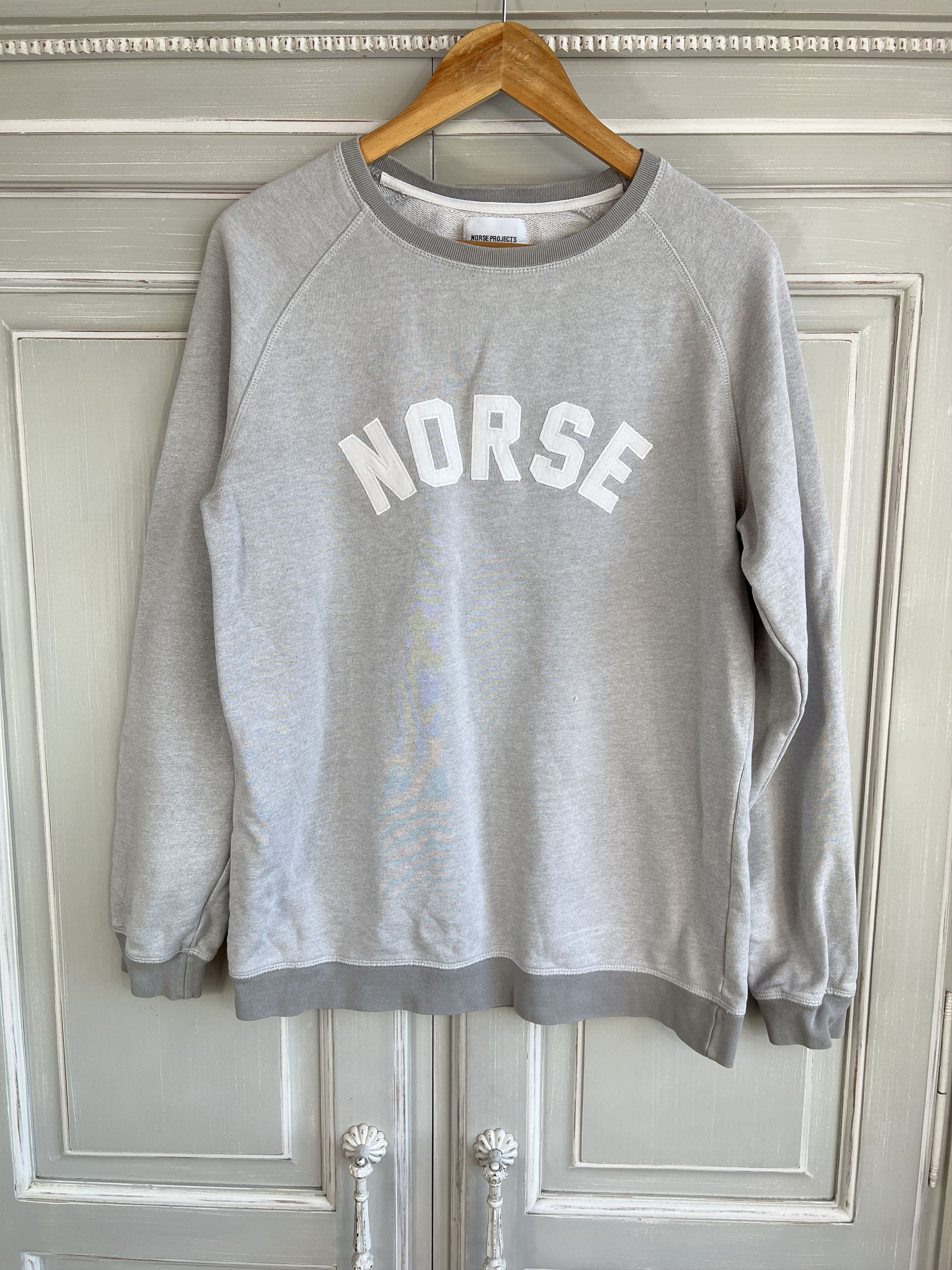 Norse Projects NORSE PROJECTS SWEATSHIRT GREY LOGO Size US M / EU 48-50 / 2 - 1 Thumbnail