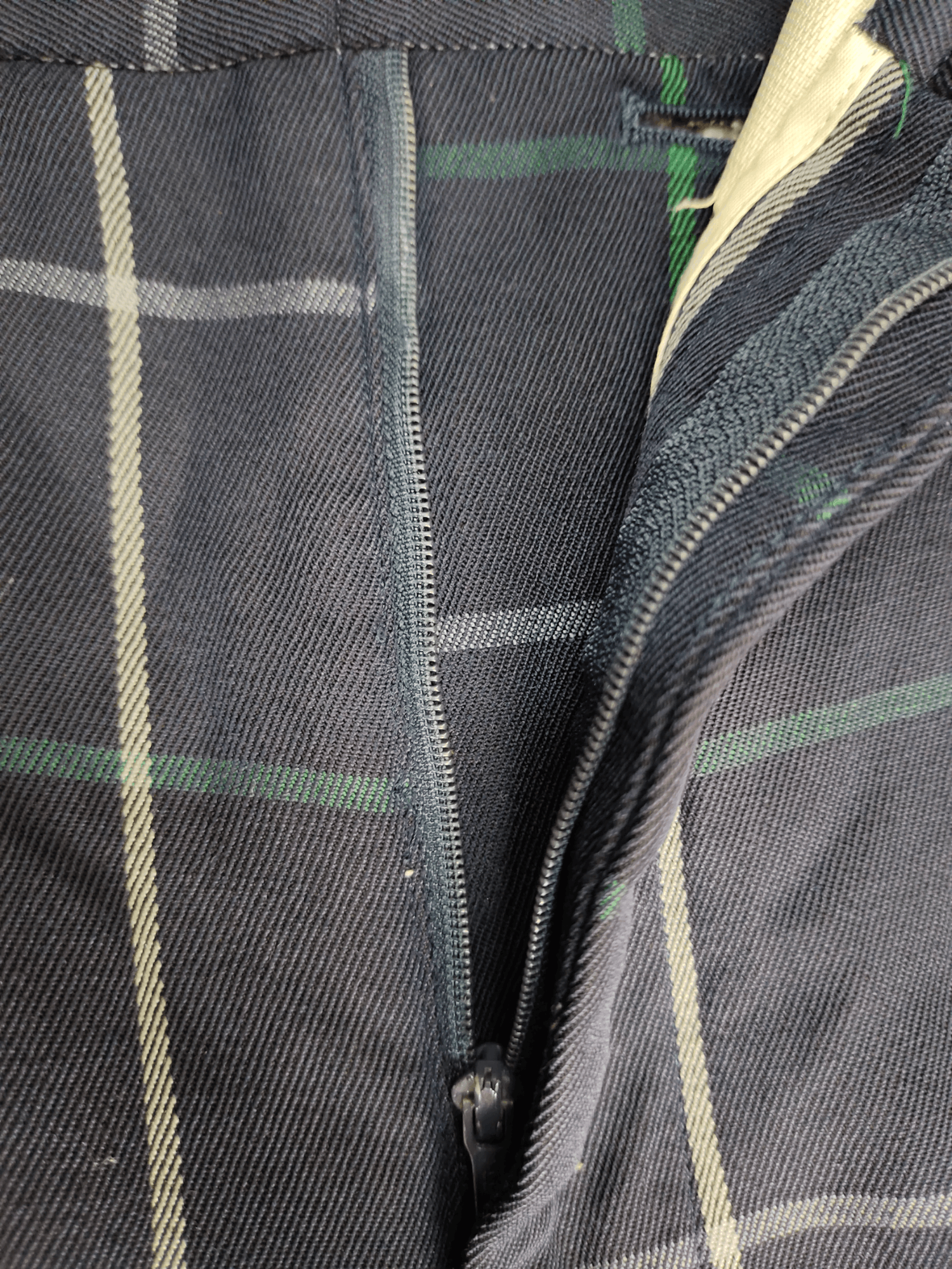 Burberry Vintage 90s Burberrys Checkered Wool Baggy Pants Size US 31 - 9 Thumbnail