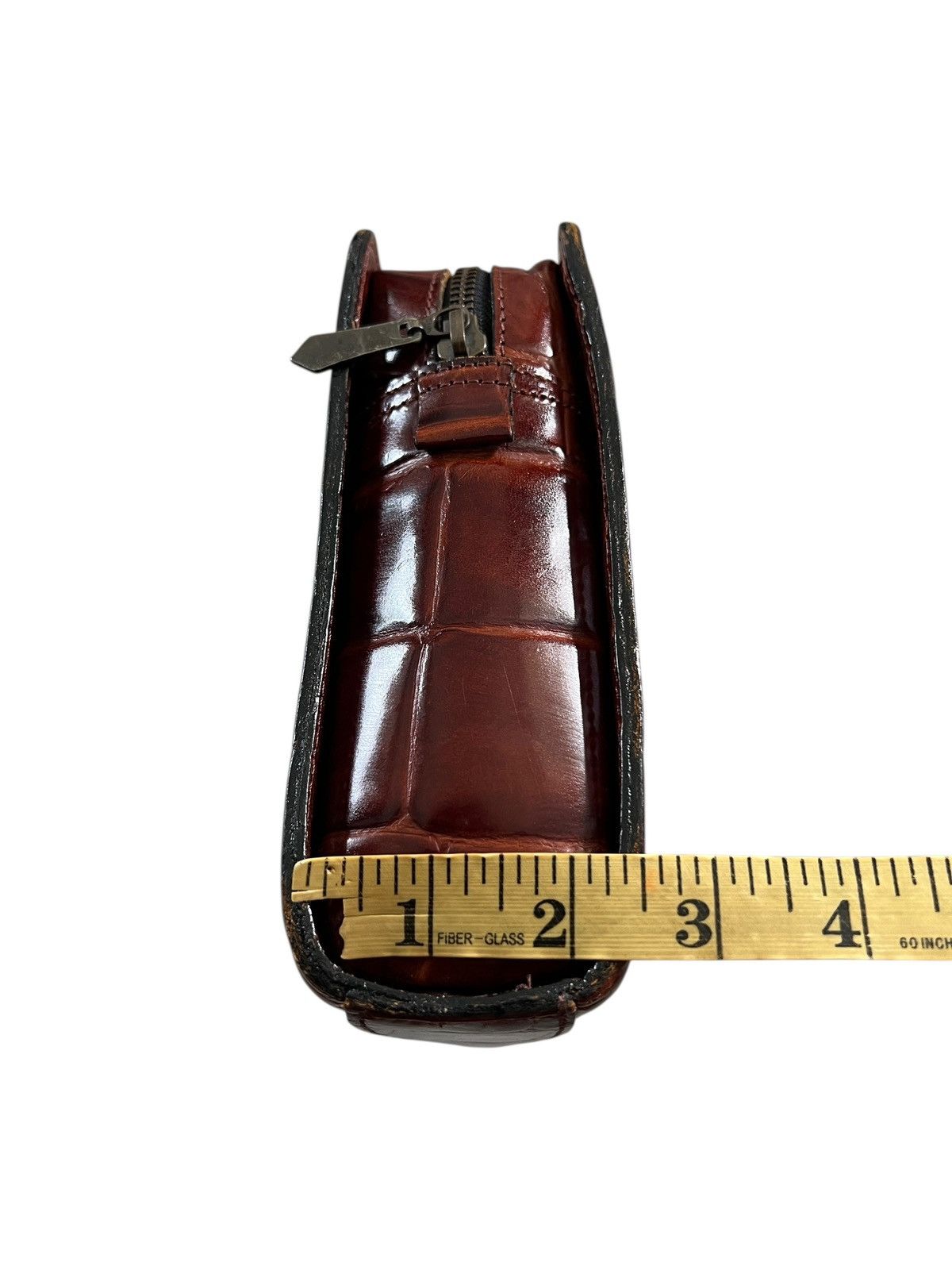 Jean Paul Gaultier 1990s JPG Homme Croc Pattern Leather Clutch Bag Size ONE SIZE - 19 Thumbnail