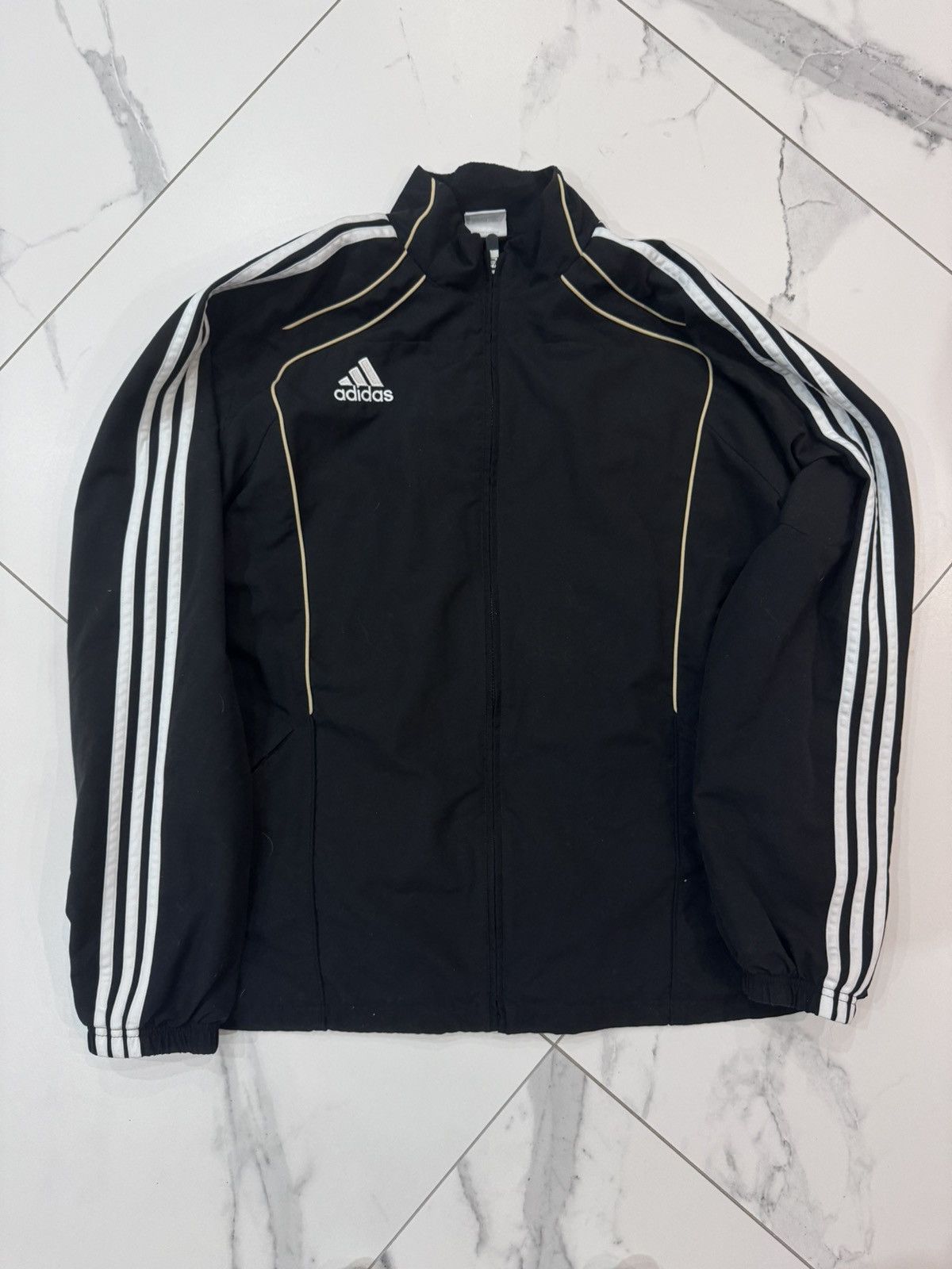 Adidas Vintage Y2K Adidas nylon Drill track Tracksuit Set Big Logo Size US XL / EU 56 / 4 - 2 Thumbnail