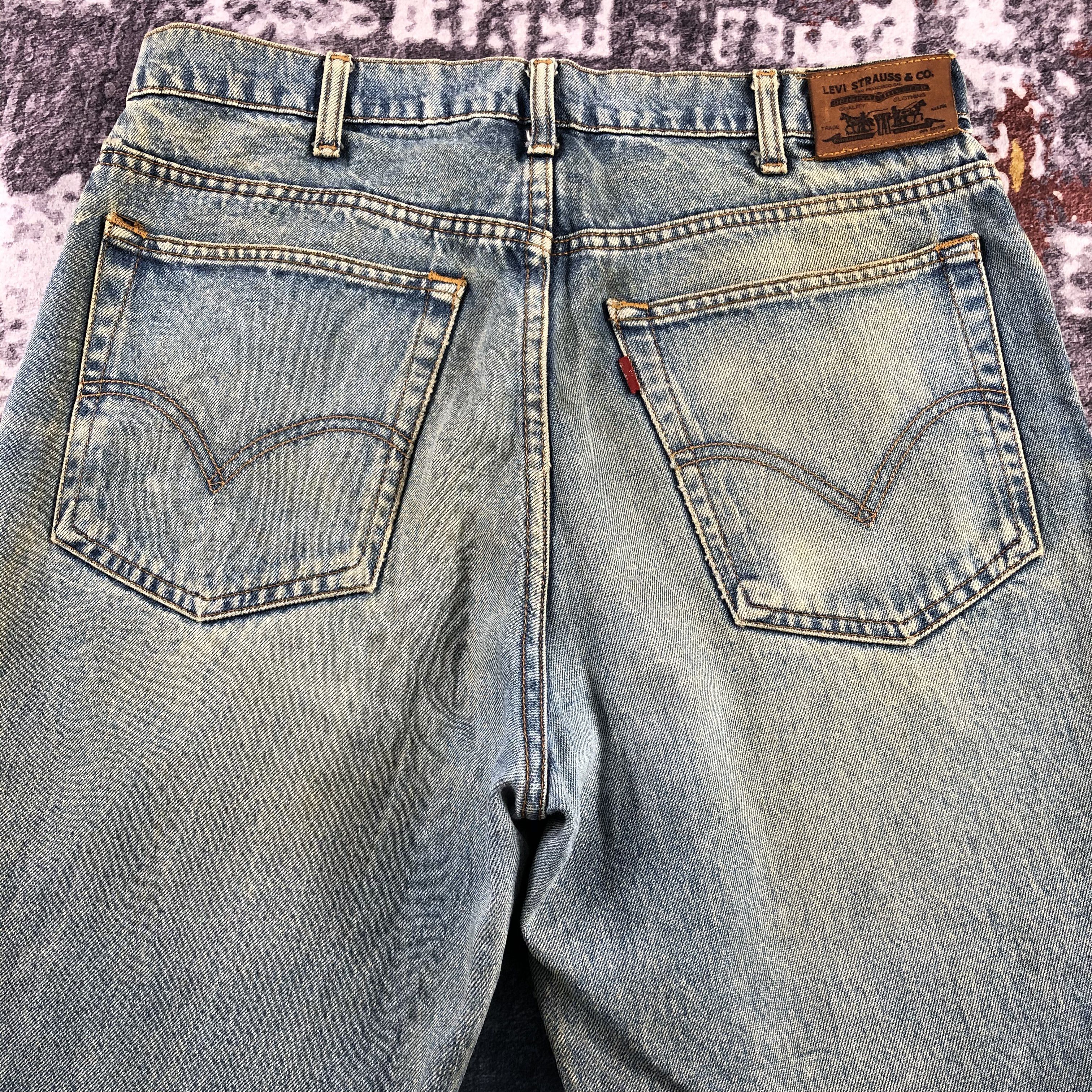 Levi's 90s Vintage Blue Wash Levis Jeans-JM2812 Size US 33 - 4 Thumbnail
