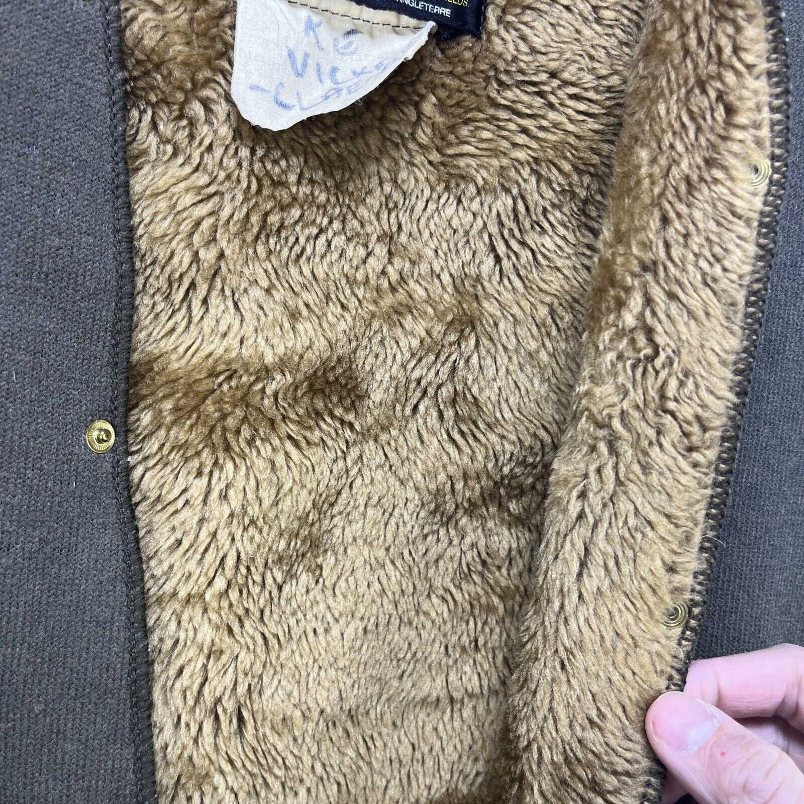 Barbour × Vintage Vintage Barbour Pile Warm Liner Made in England Size 40 Vest Size US L / EU 52-54 / 3 - 4 Thumbnail