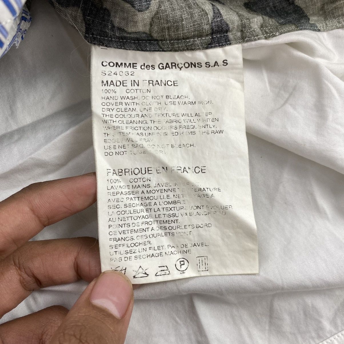 Comme des Garcons SHIRT SS16 Comme Des Garcons Tshirt CDG Patchwork Camo Shirt Size US L / EU 52-54 / 3 - 9 Thumbnail