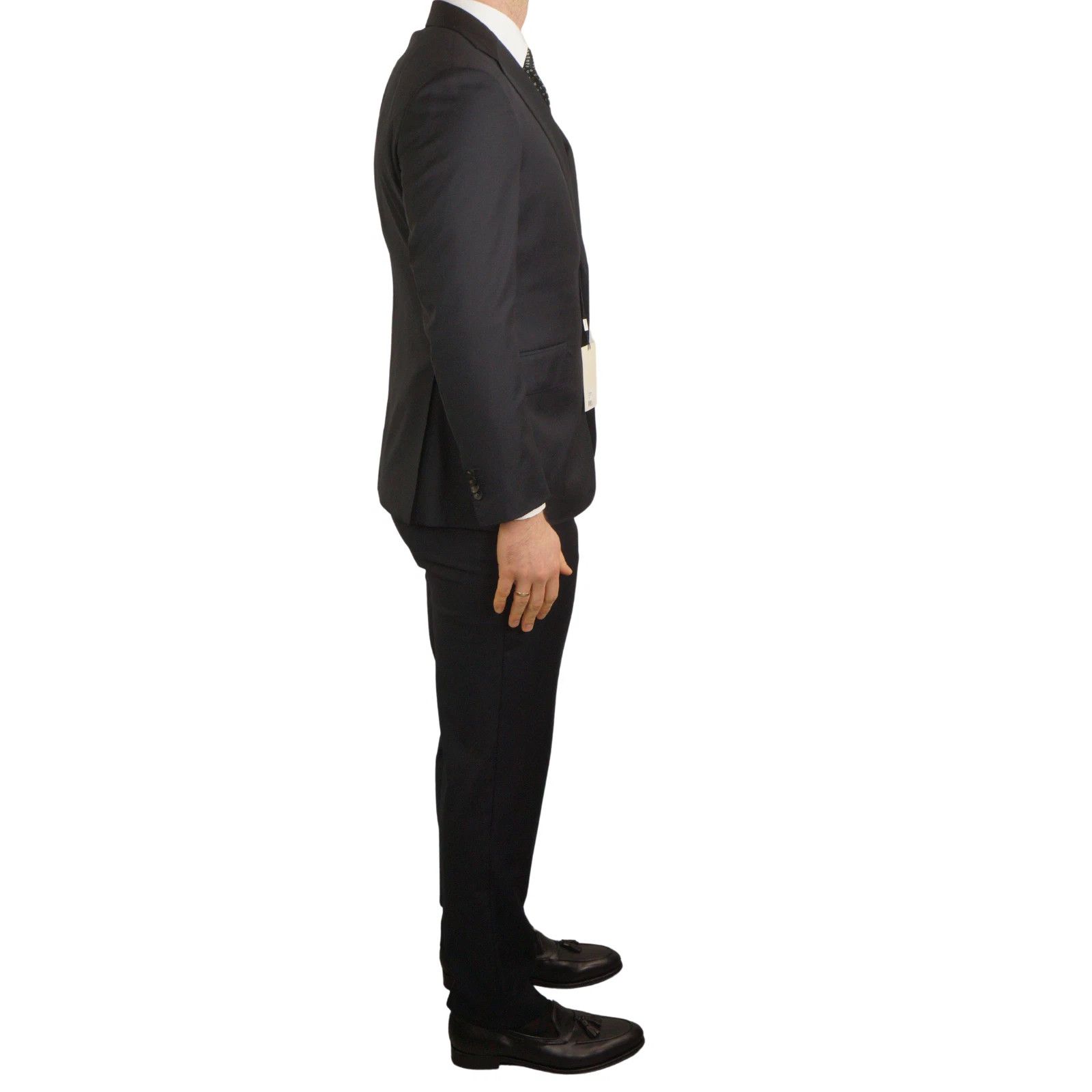 Suitsupply Men Suitsupply 3 Piece Suit La Spalla Single Navy Blue US60 Size 54L - 2 Thumbnail