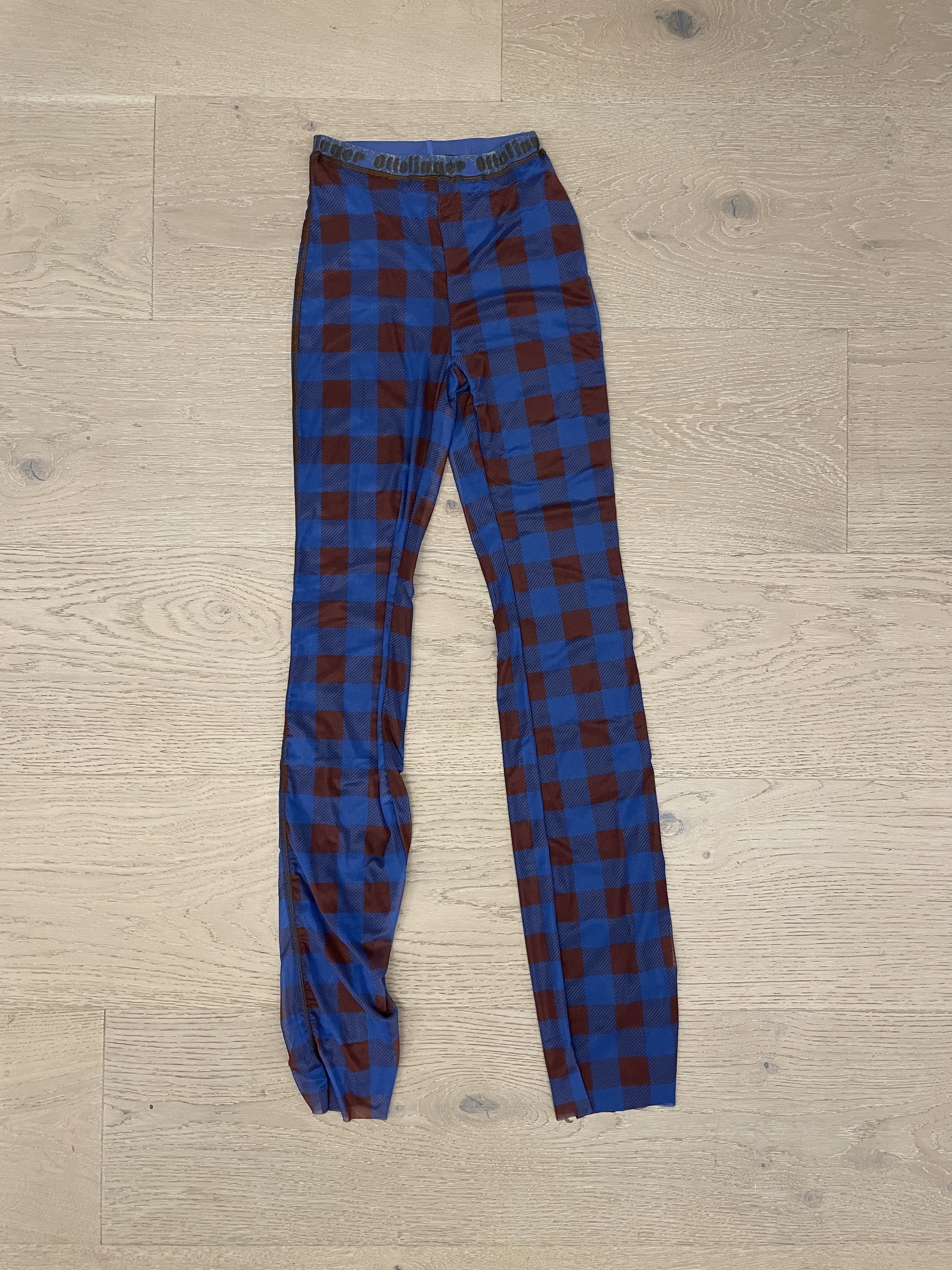 Ottolinger Ottolinger Blue Electric Mesh Pants XS Size 26" / US 2 / IT 38 - 3 Thumbnail