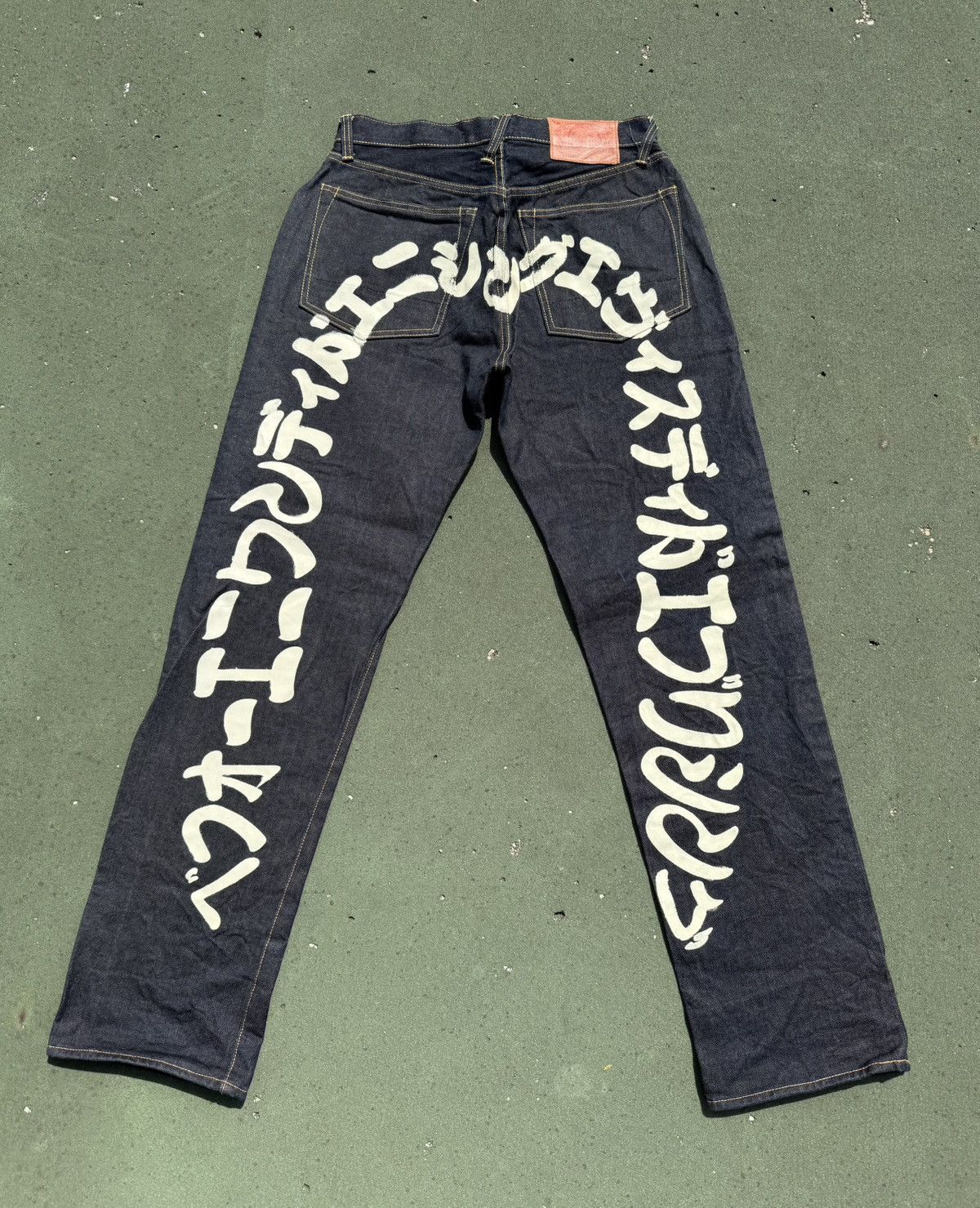 Evisu Archive Evisu Kanji Scripture Diacock Selvedge Denim Vintage Size US 32 / EU 48 - 1 Thumbnail