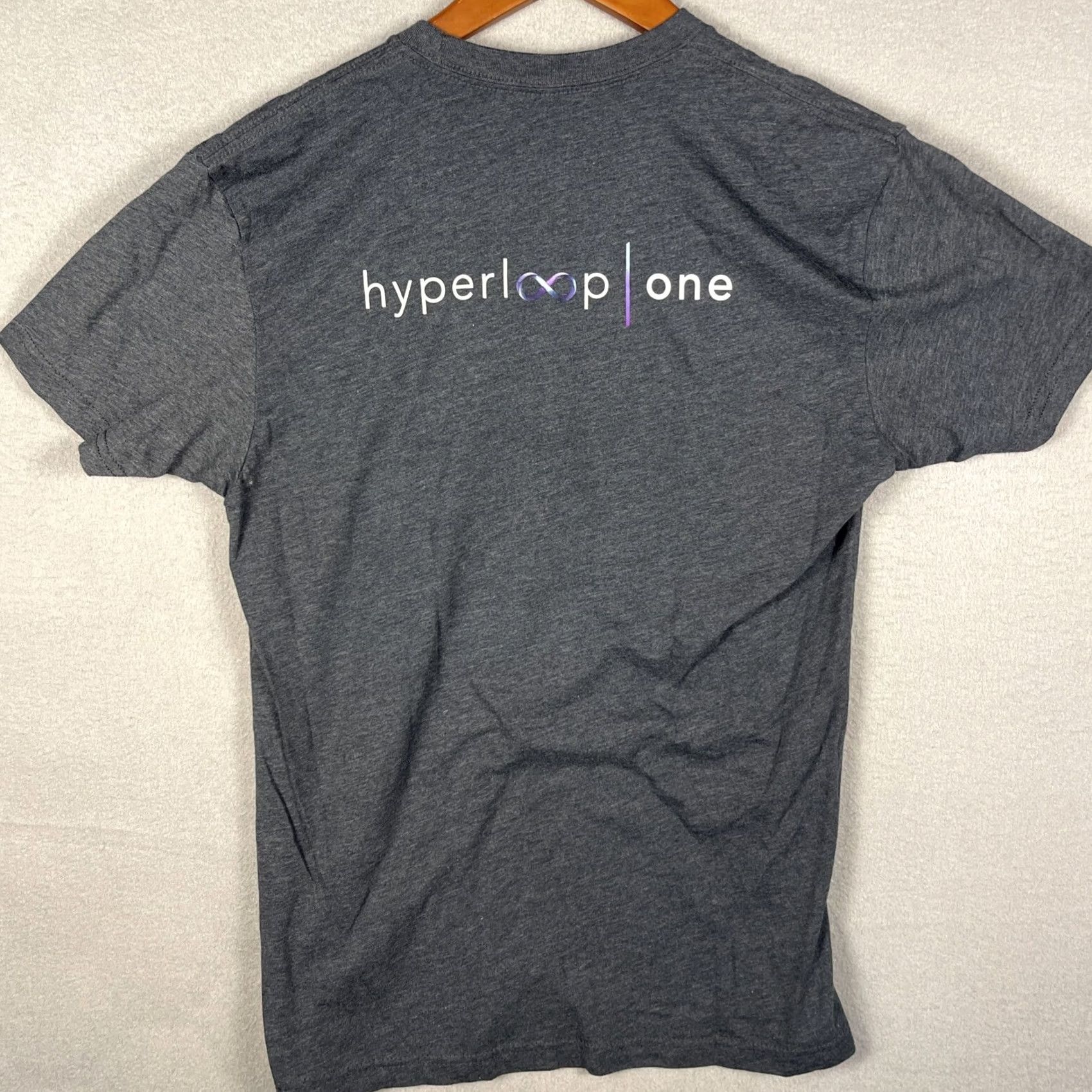 Vintage VINTAGE Hyperloop T Shirt Medium Gray Richard Branson Y2K Size US M / EU 48-50 / 2 - 3 Thumbnail