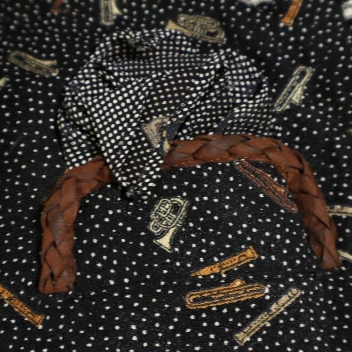 Vintage VTG Dorothy Schoelen Musical Instrument Coat All Over Print Long Sleeve Jacket Black Women's M Size M / US 6-8 / IT 42-44 - 6 Thumbnail