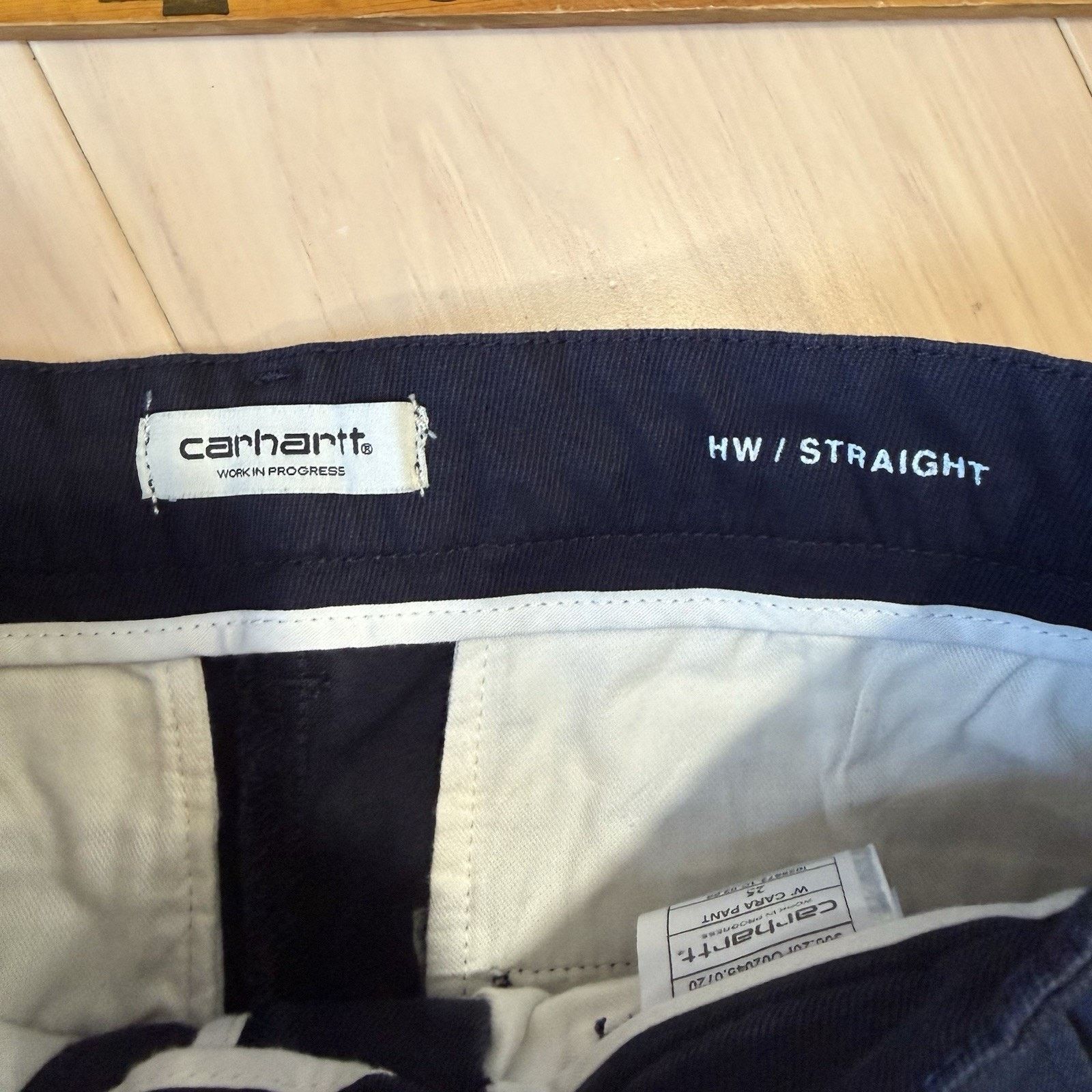 Carhartt Wip Carhartt WIP Cara Pants W 25 Blue High Waisted Straight Size 25" / US 0 / IT 36 - 5 Thumbnail