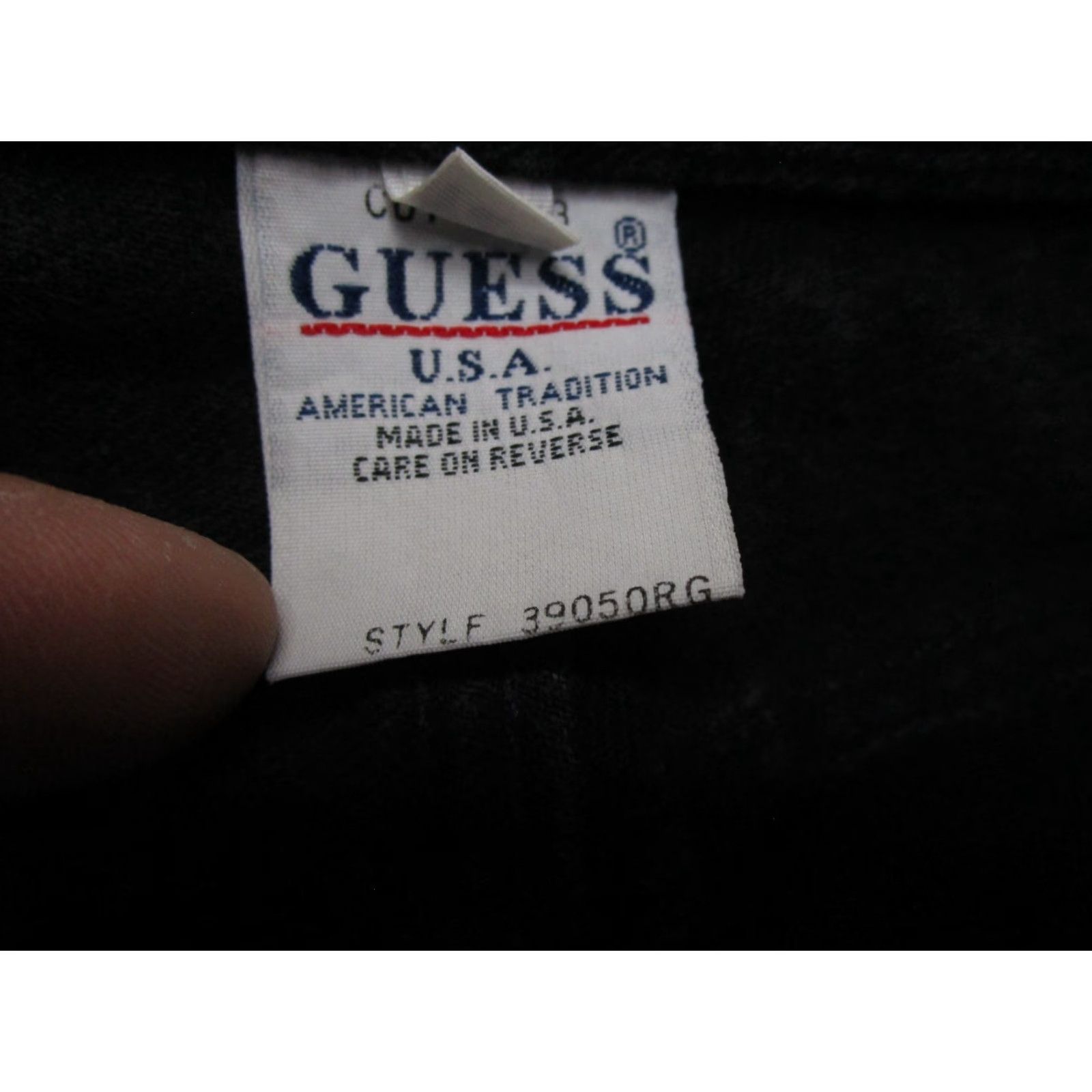 Guess VINTAGE GUESS Jeans 90s Tapered 28 Black Tag GUESS Georges Marciano 5-Pocket Denim Womens Size 28" / US 6 / IT 42 - 5 Thumbnail