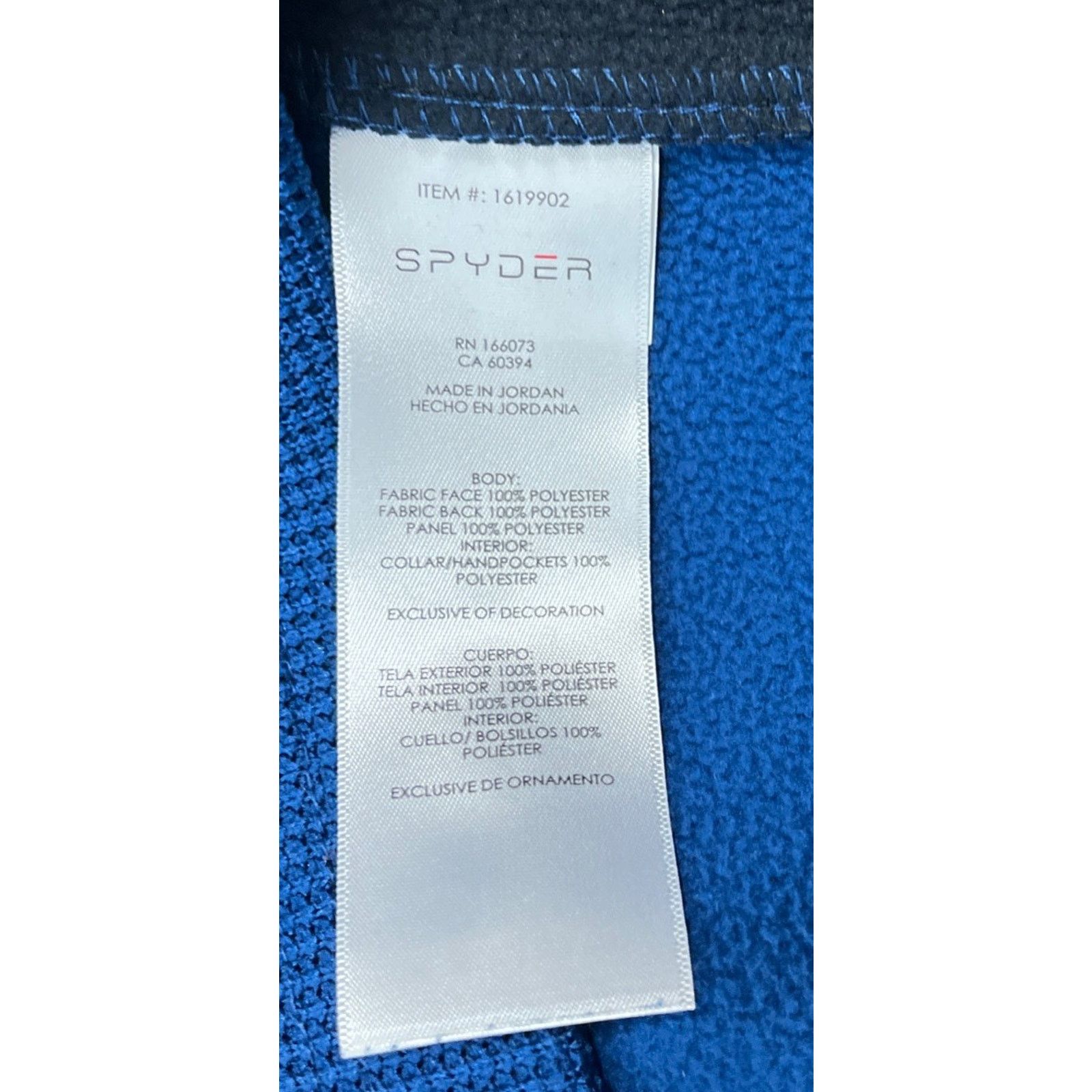 Spyder Spyder Blue 1/4 Zip Sweater Jacket Pullover Size M Men's Size US M / EU 48-50 / 2 - 7 Thumbnail
