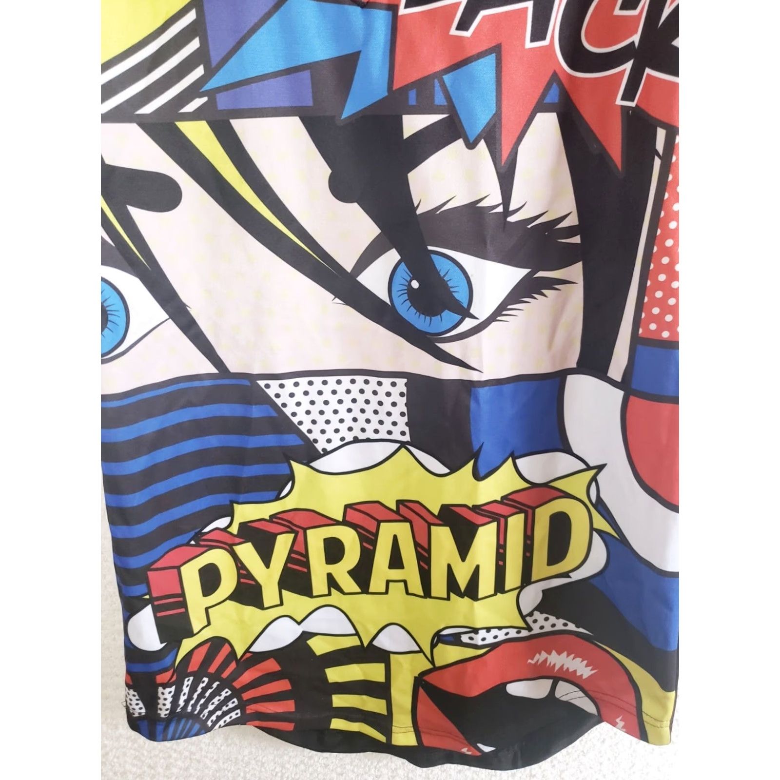 Black Pyramid PYRAMID Jersey Black All Over Print Embroidered Back Front Lettered M Mens Short Sleeve Multicolor 2018-2019 Size US M / EU 48-50 / 2 - 3 Thumbnail