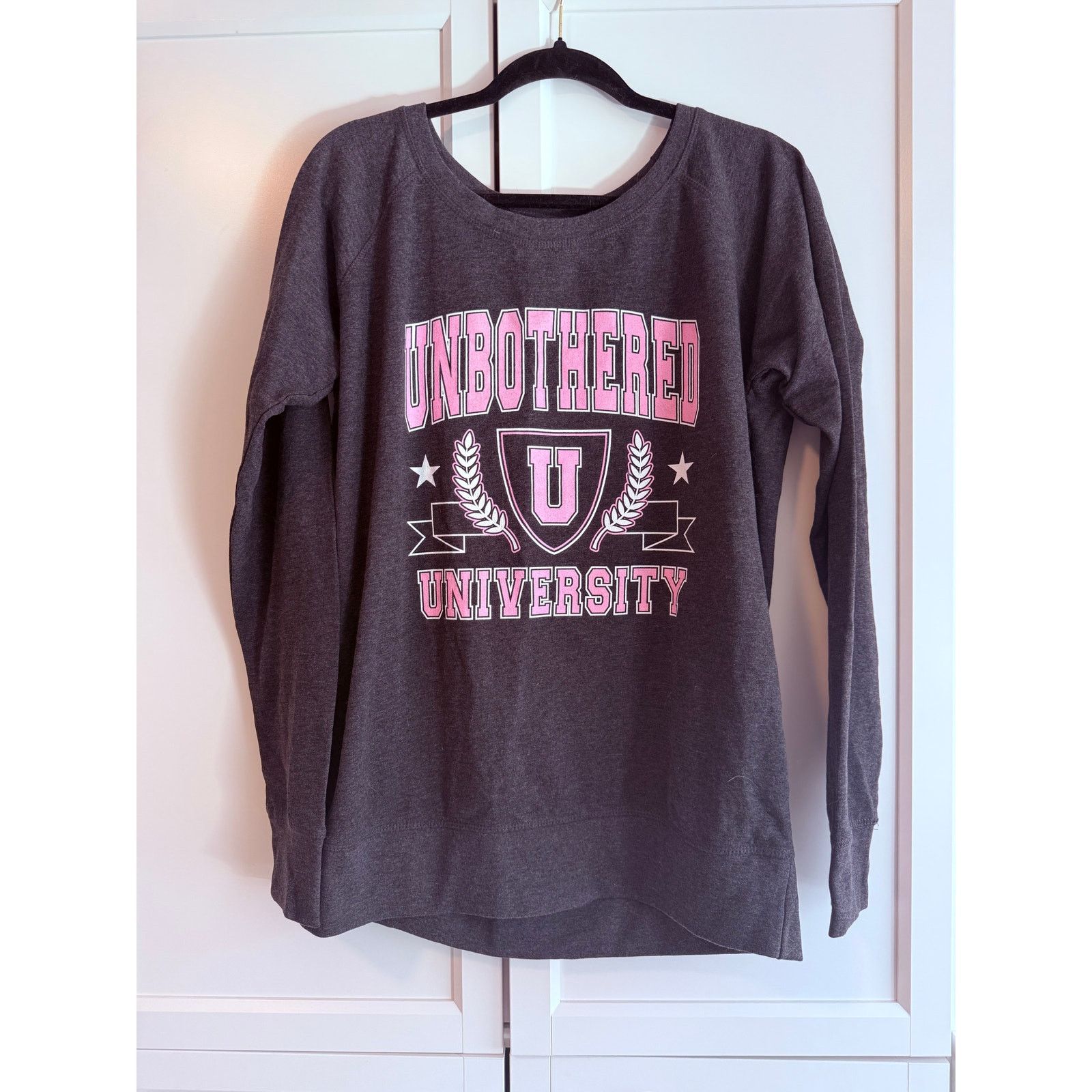 Other Instant Message University Charcoal Pullover Women L - A018 Size L / US 10 / IT 46 - 2 Thumbnail