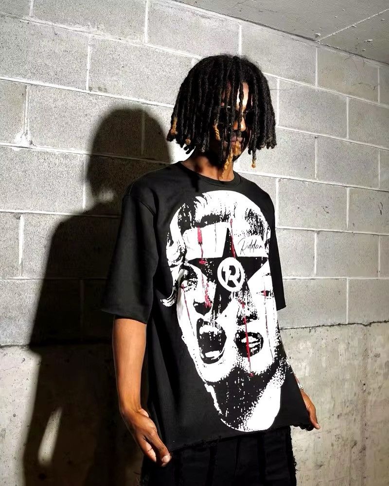 Japanese Brand × Vintage Gothic Punk Oversized Graphic T Shirt Size US L / EU 52-54 / 3 - 3 Thumbnail