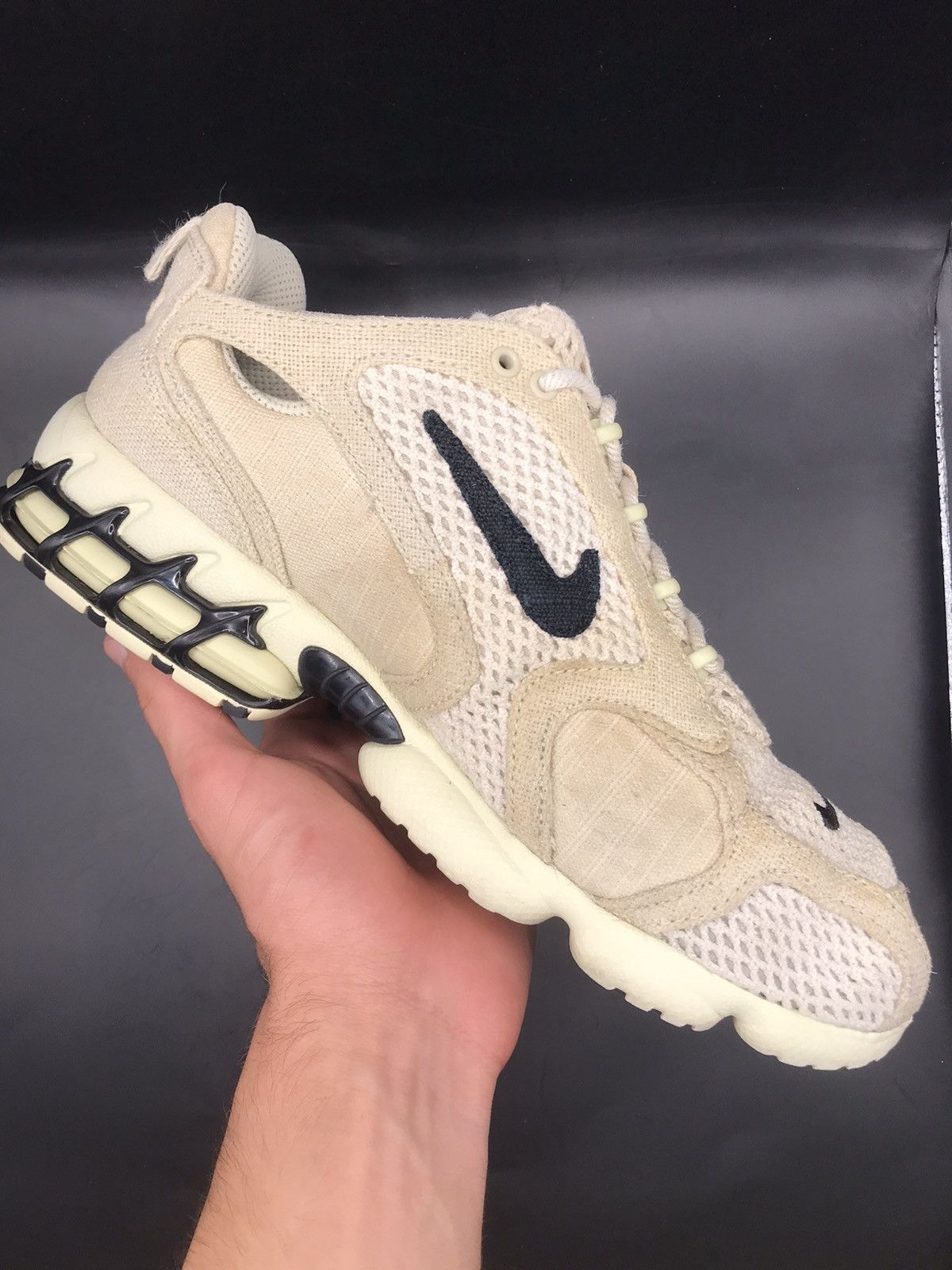 Nike × Stussy Nike Air Zoom Spiridon Cage 2 x Stussy Fossil Size US 10 / EU 43 - 12 Thumbnail