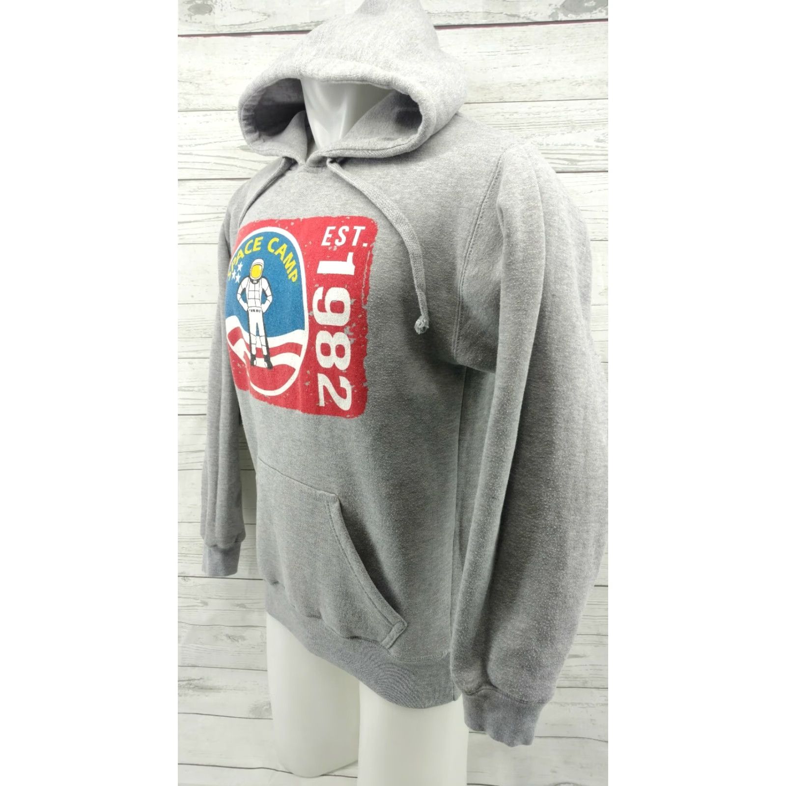 Vintage Space Camp Gray Mens Small Hoodie Size US S / EU 44-46 / 1 - 3 Thumbnail