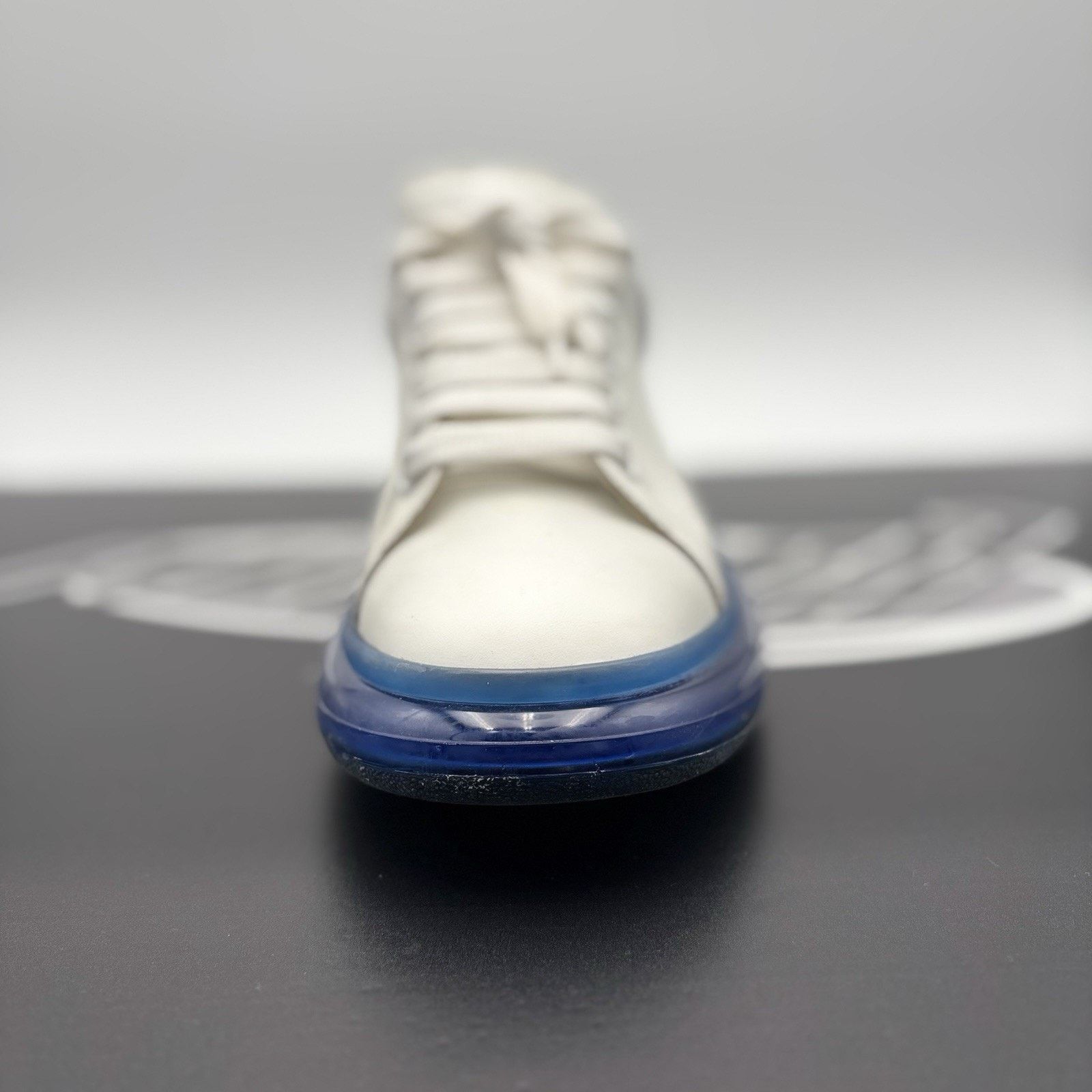 Alexander McQueen Alexander McQueen ' White, Blue Bottoms ' | GOOD CONDITION! Size US 10 / EU 43 - 15 Thumbnail