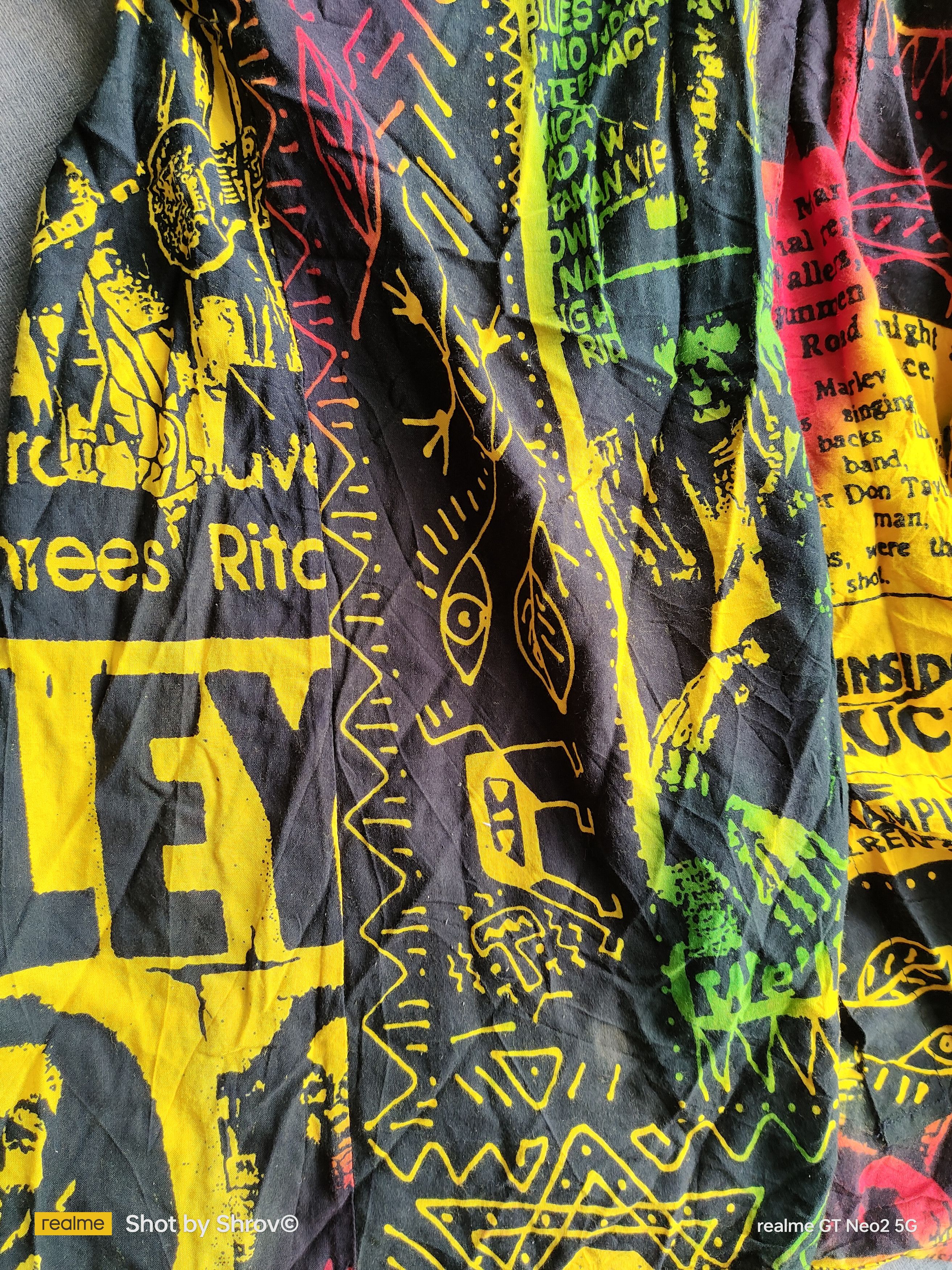 Bob Marley × Designer Vintage Bob Marley Made In Indonesia Rare Size US L / EU 52-54 / 3 - 6 Thumbnail