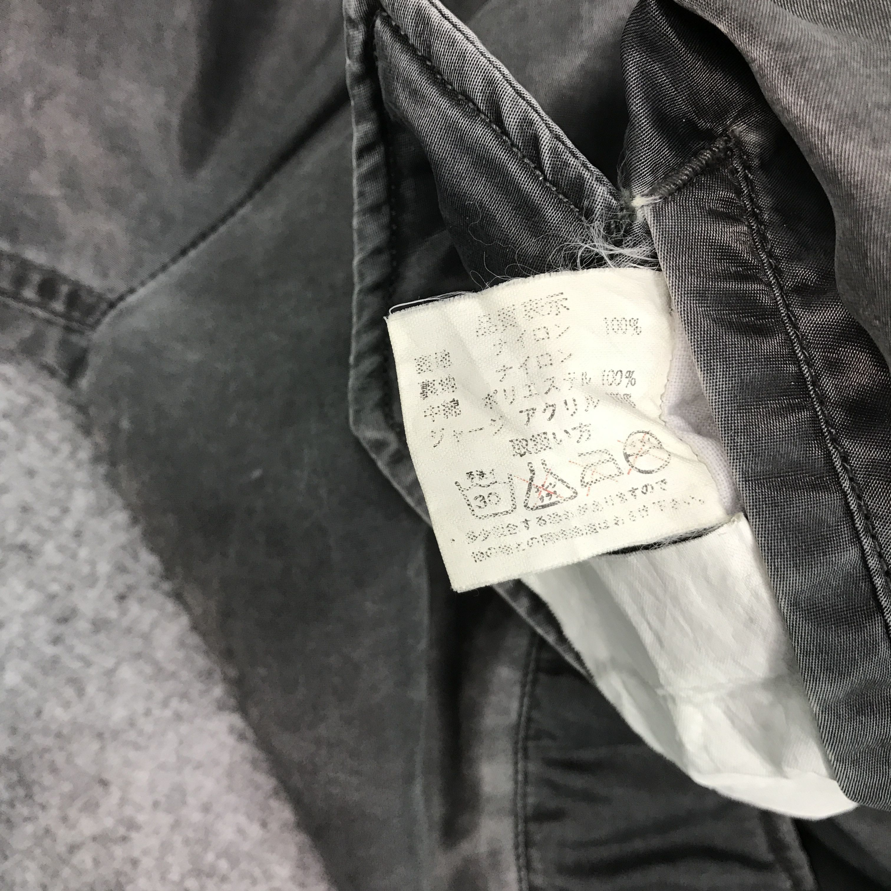 Japanese Brand BLACK FADED MA-1 STYLE BOMBERS JACKET Size US L / EU 52-54 / 3 - 12 Thumbnail