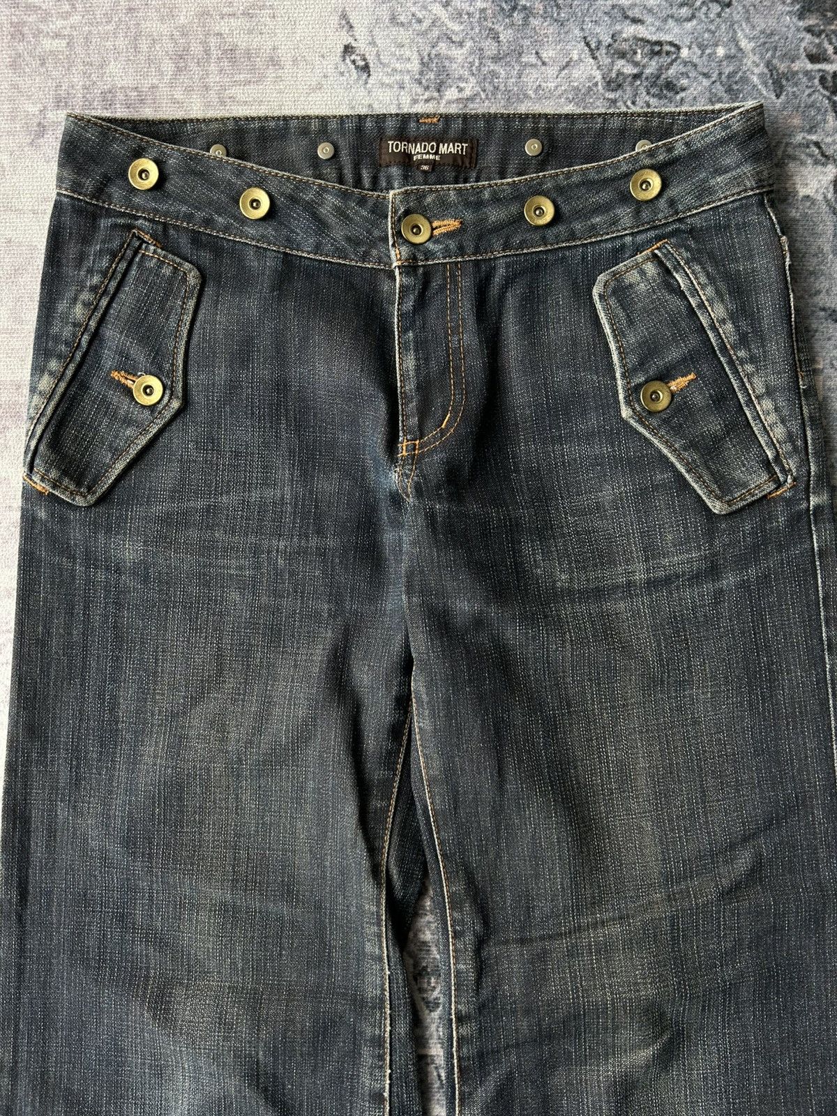 Tornado Mart Tornado Mart Lose Flared Pants Size US 30 / EU 46 - 4 Thumbnail