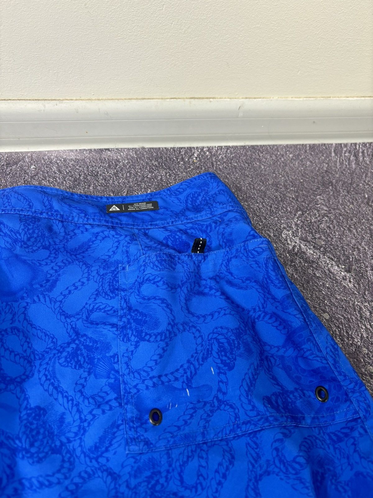 Nike ACG Nike ACG Men’s Y2K Fish Rope Blue Hype Board Swim Shorts Size US 36 / EU 52 - 14 Thumbnail