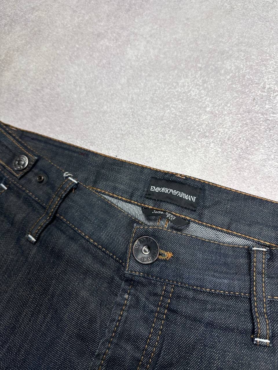 Armani Vintage Emporio Armani Baggy Y2K Jeans 34 Size US 34 / EU 50 - 7 Thumbnail