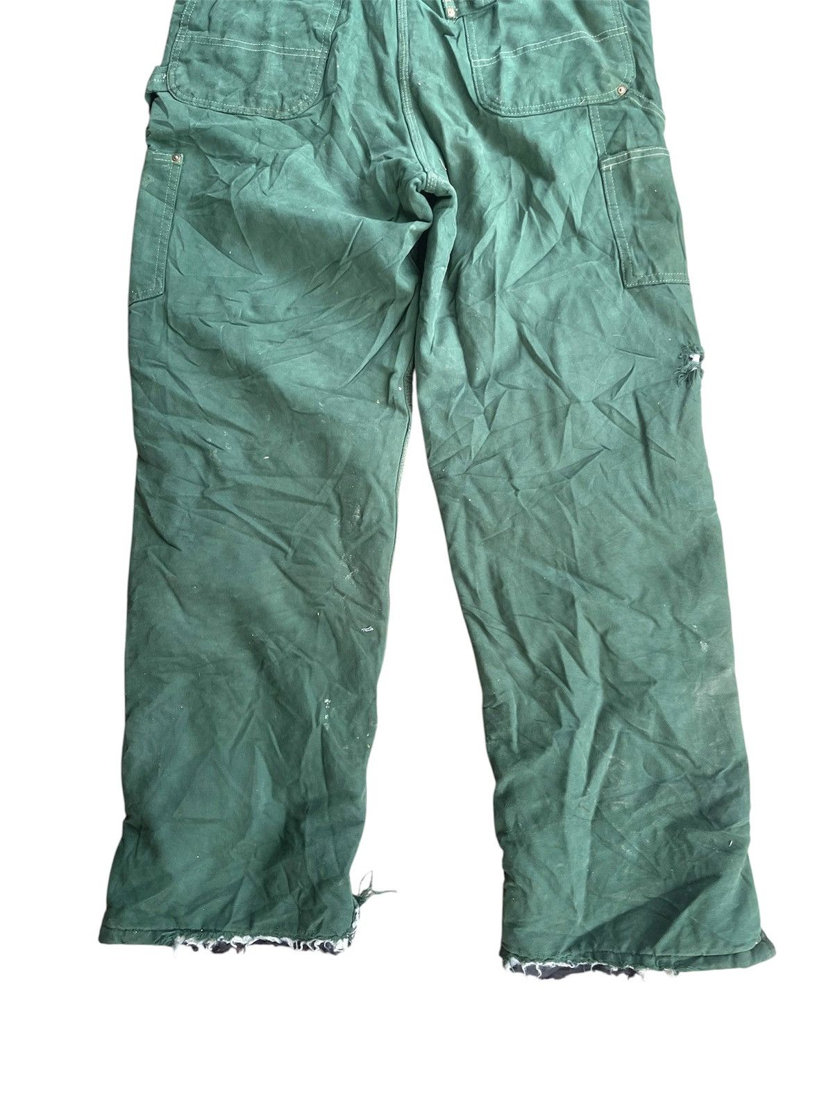 Carhartt Vintage Carhartt Distressed Sandstone Overalls Double Knee Size US 38 / EU 54 - 15 Thumbnail