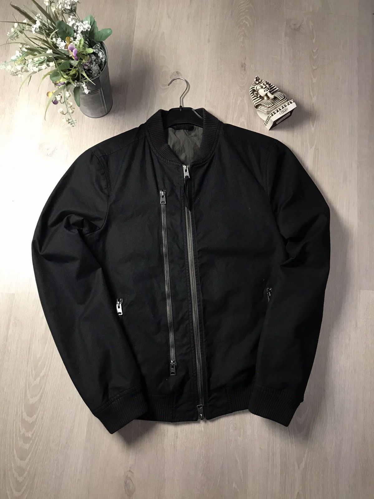 Allsaints Allsaints Hamilton Bomber Jacket MJ021314 Size US M / EU 48-50 / 2 - 1 Thumbnail