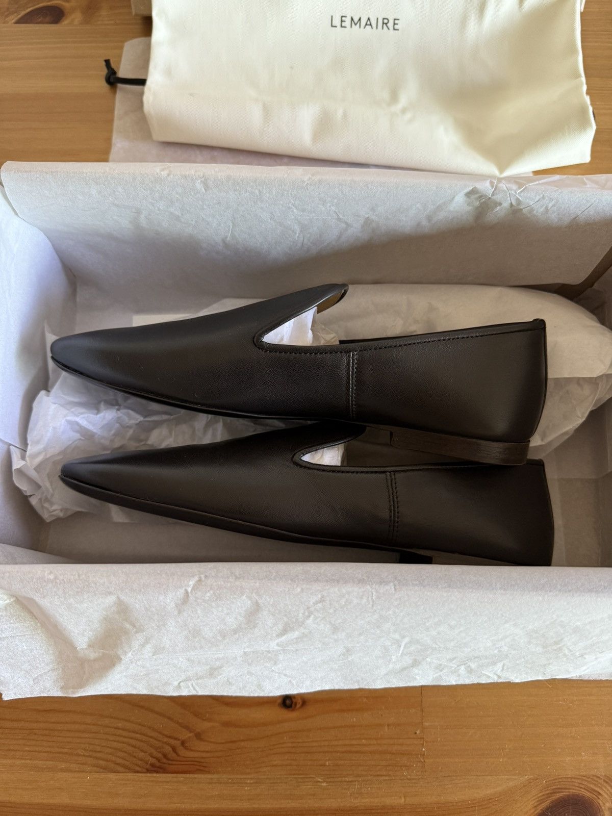 Lemaire LEMAIRE Leather Soft Loafers Women’s size 38 RARE Size US 8 / IT 38 - 2 Thumbnail
