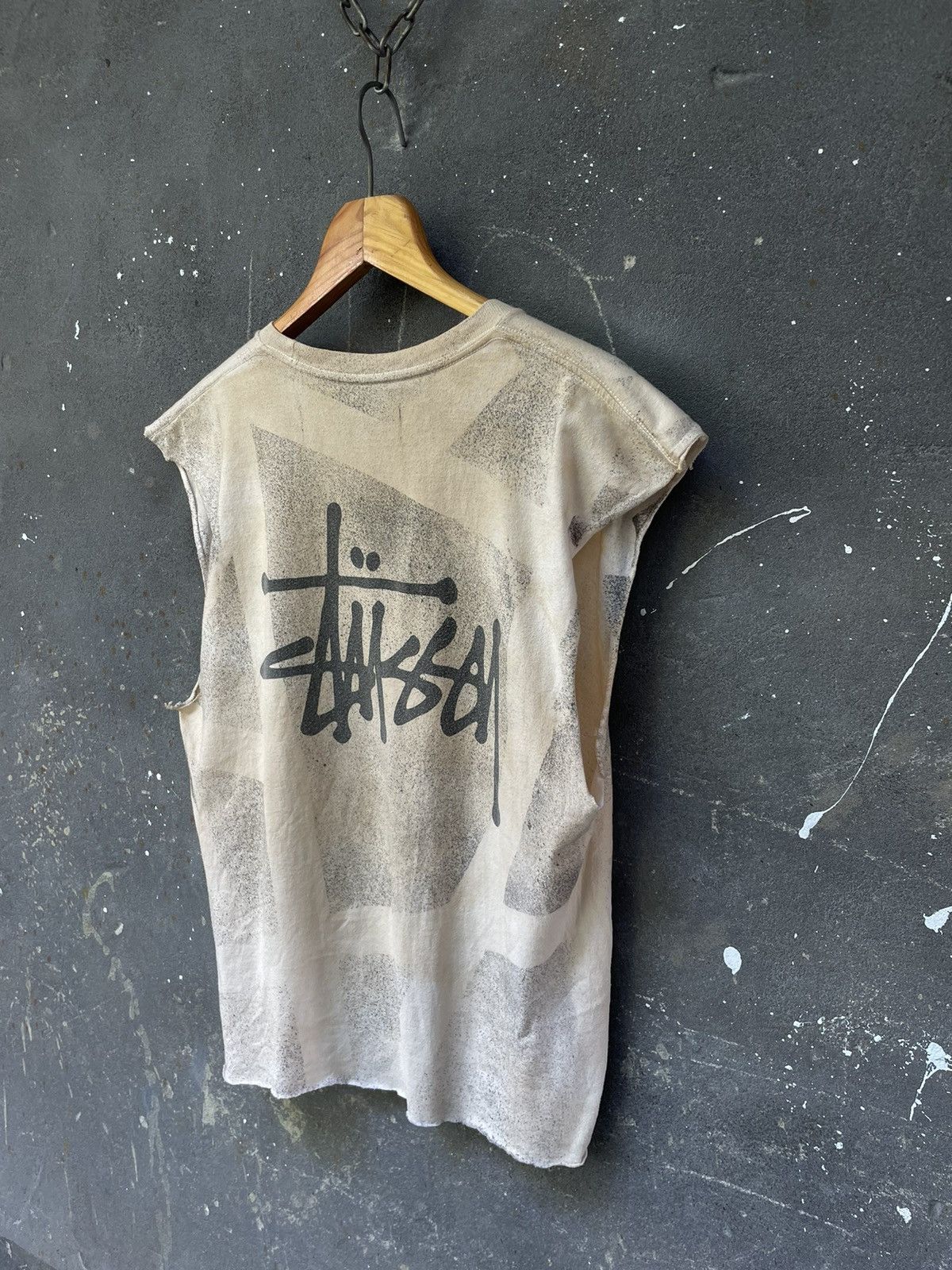 Stussy × Vintage Vintage Stussy Short Shirt Y2K Custom 90’s Big Logo Printed Size US L / EU 52-54 / 3 - 1 Thumbnail