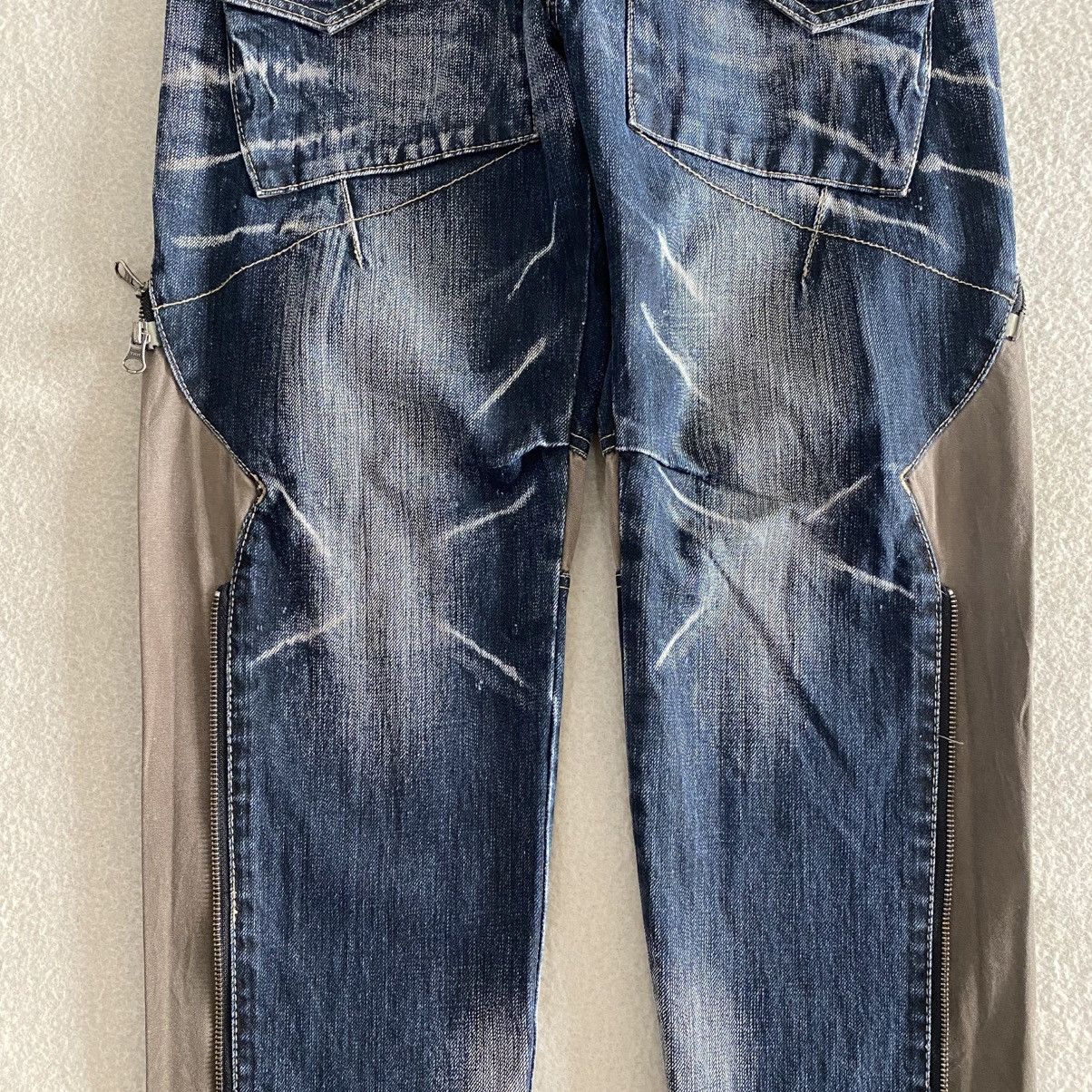 Japanese Brand × PPFM Vintage Ppfm Distressed Denim w28 Size US 28 / EU 44 - 3 Thumbnail