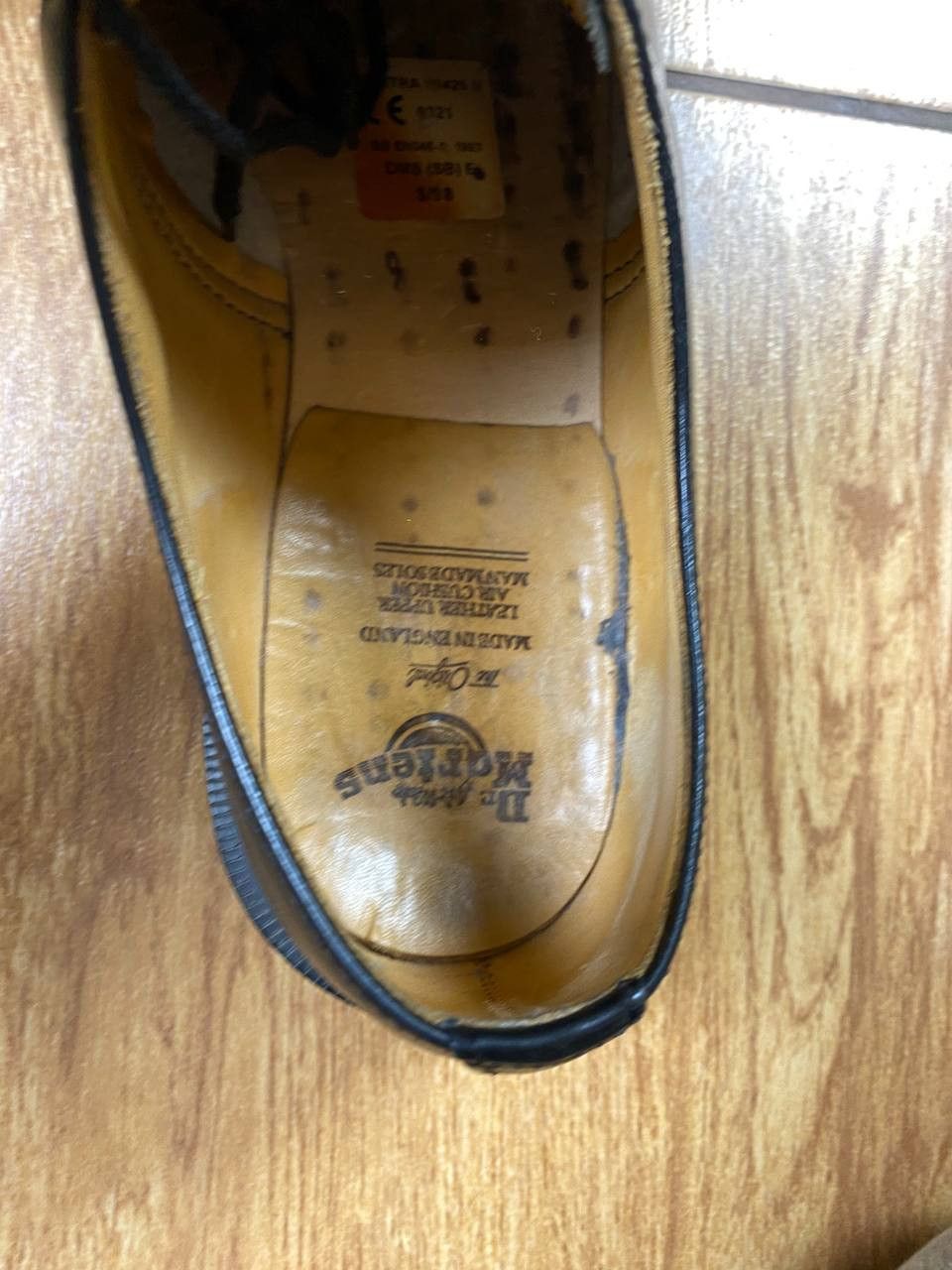 Dr. Martens 1980s Doc Martens Leather Derby Made In England Size US 9 / EU 42 - 4 Thumbnail